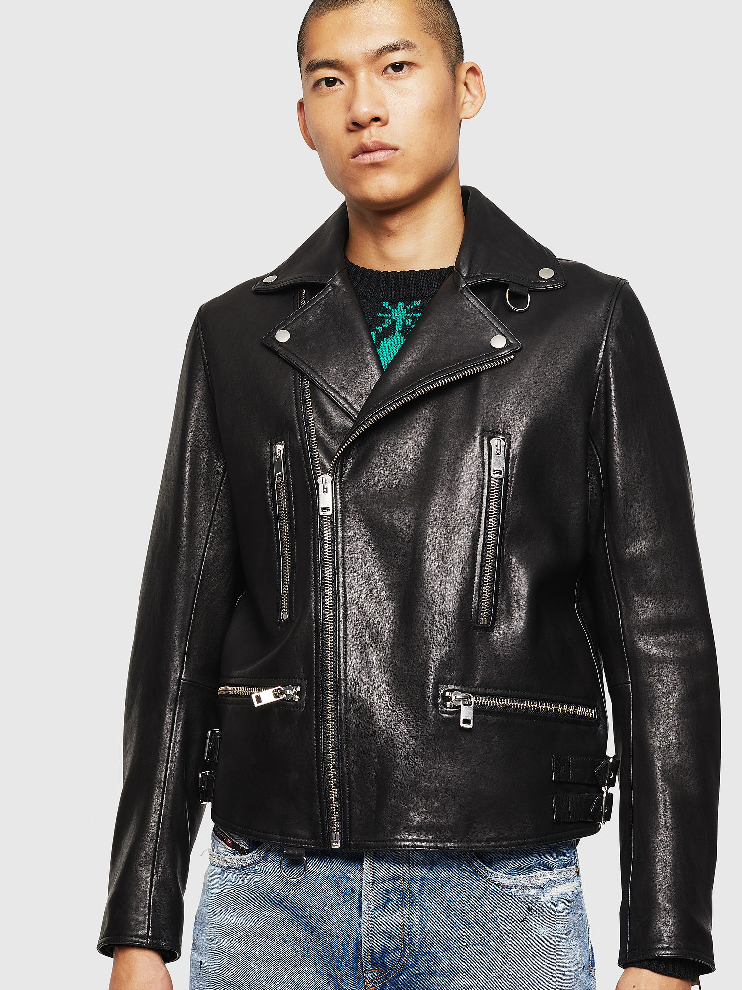 L-GOTIV, Black Diesel - L-GOTIV, Black - Leather jackets - Image 1