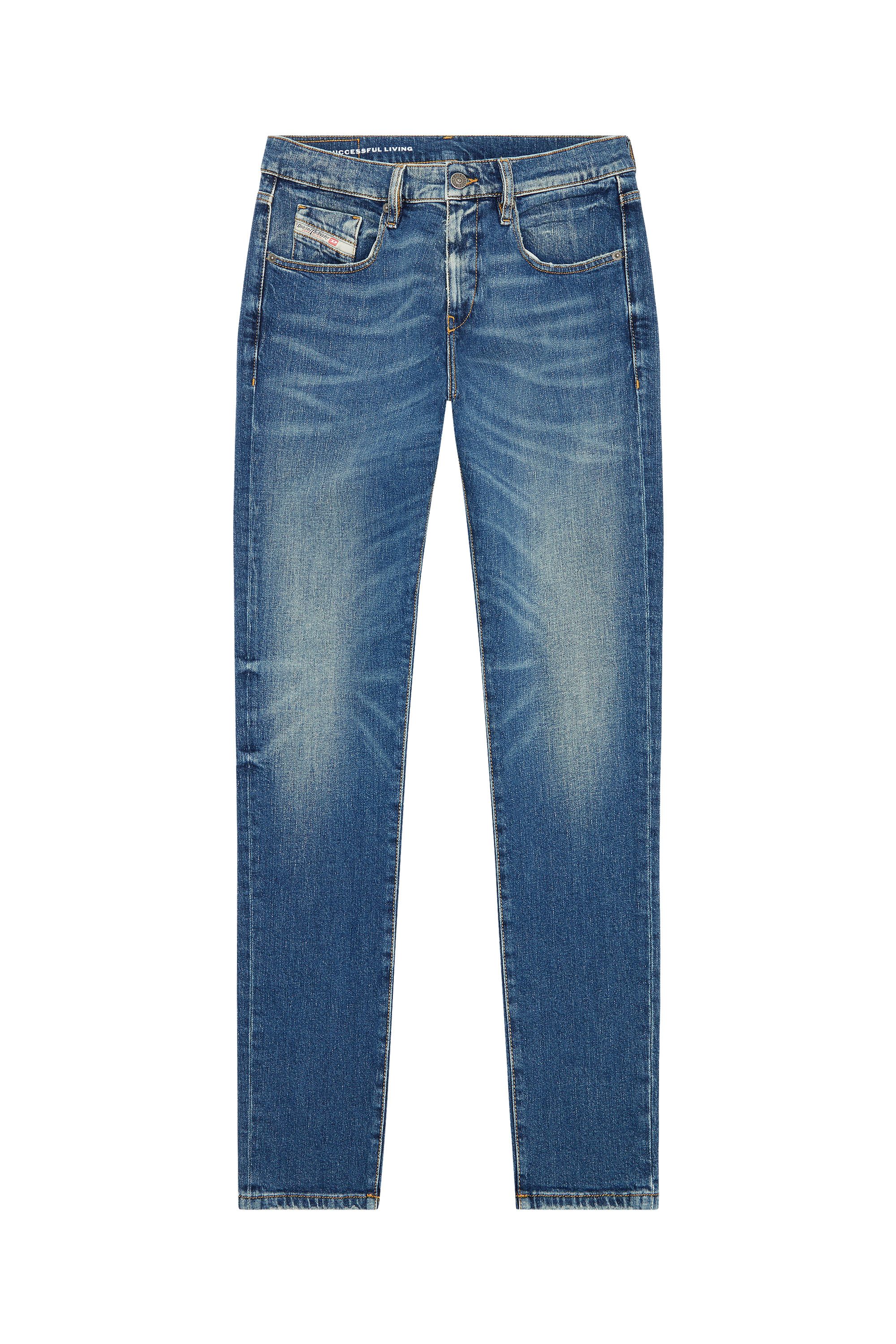 Diesel - 2019 D-Strukt 007L1 Slim Jeans, Medium blue - Image 5
