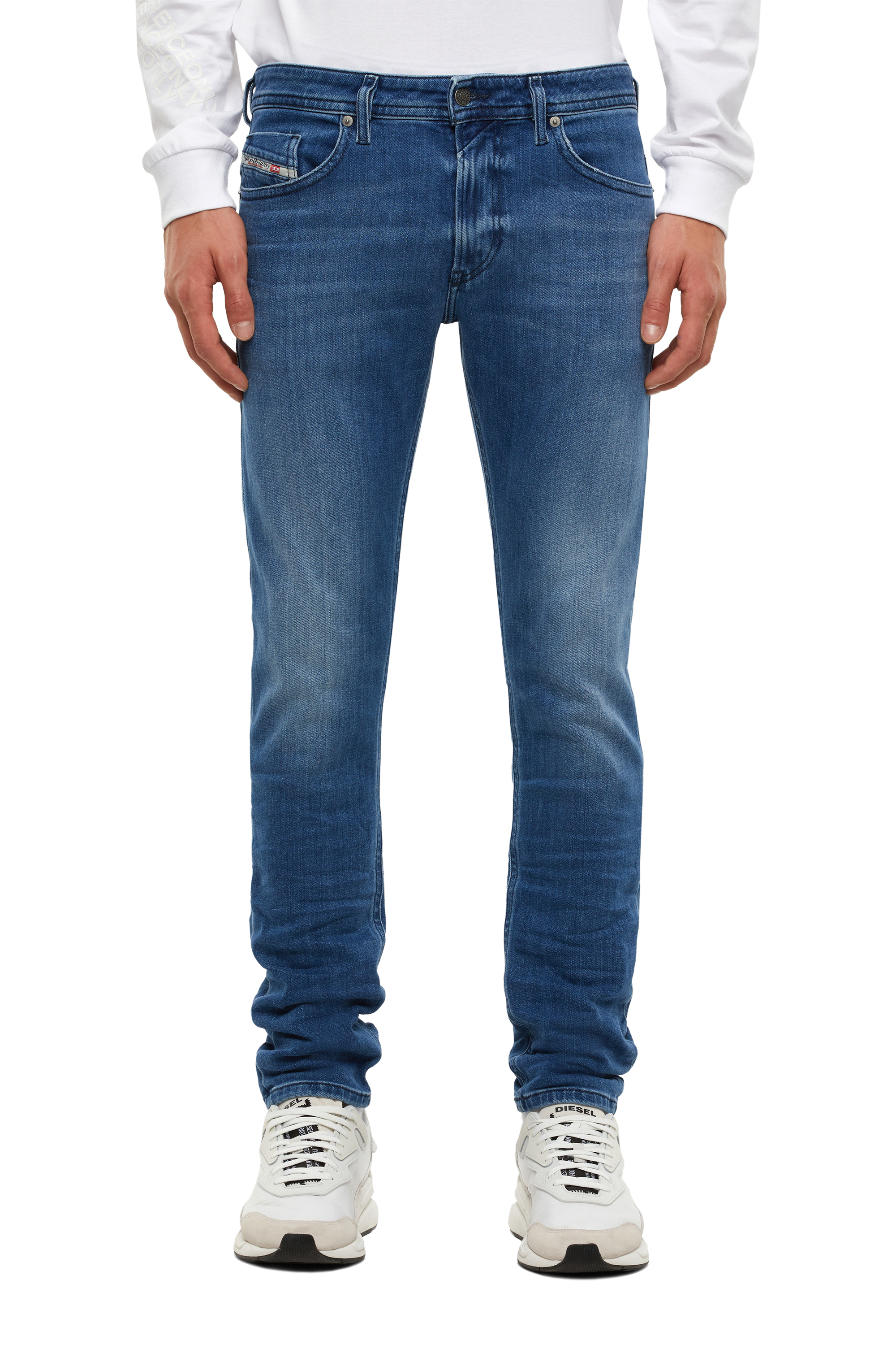 Diesel - Thommer 009MB Slim Jeans, Medium blue - Image 1