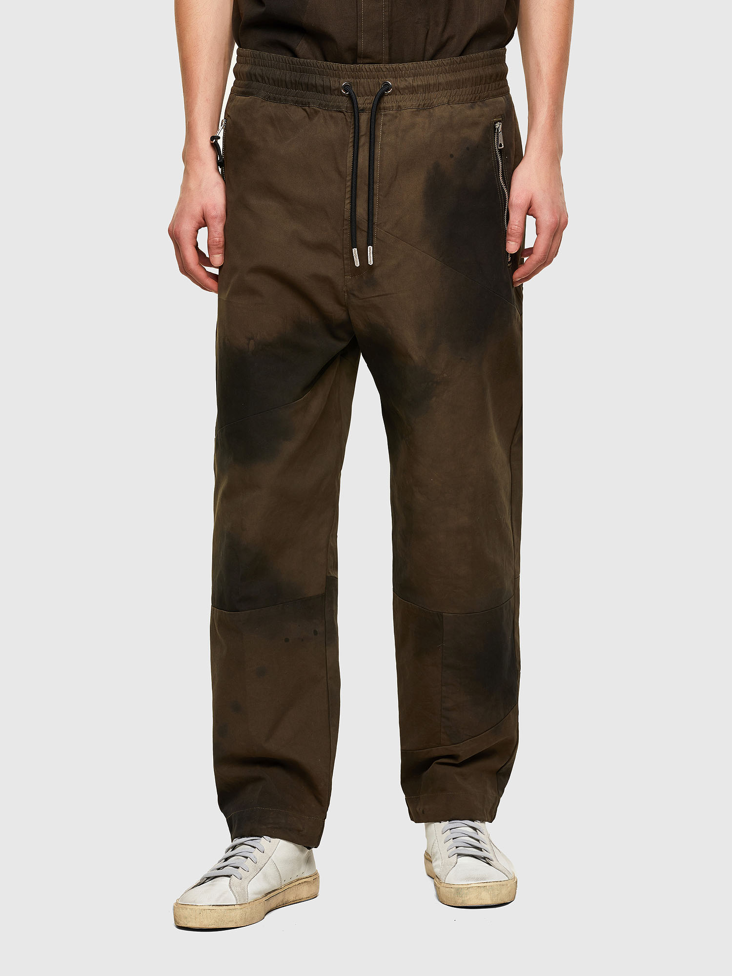 P-HILL, Military Green Diesel - P-HILL, Military Green - Pants - Image 1