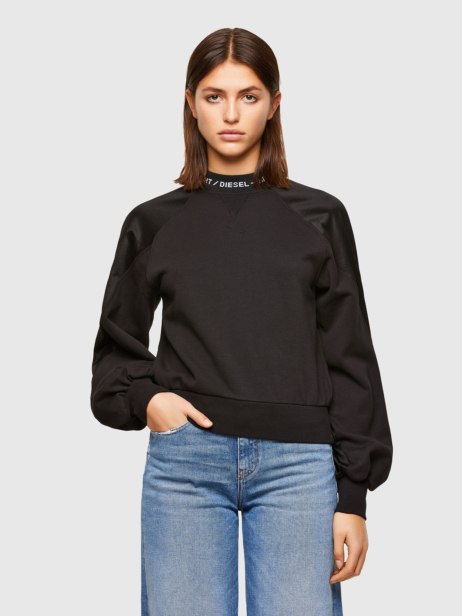 F-TULIP, Black Diesel - F-TULIP, Black - Sweaters - Image 1