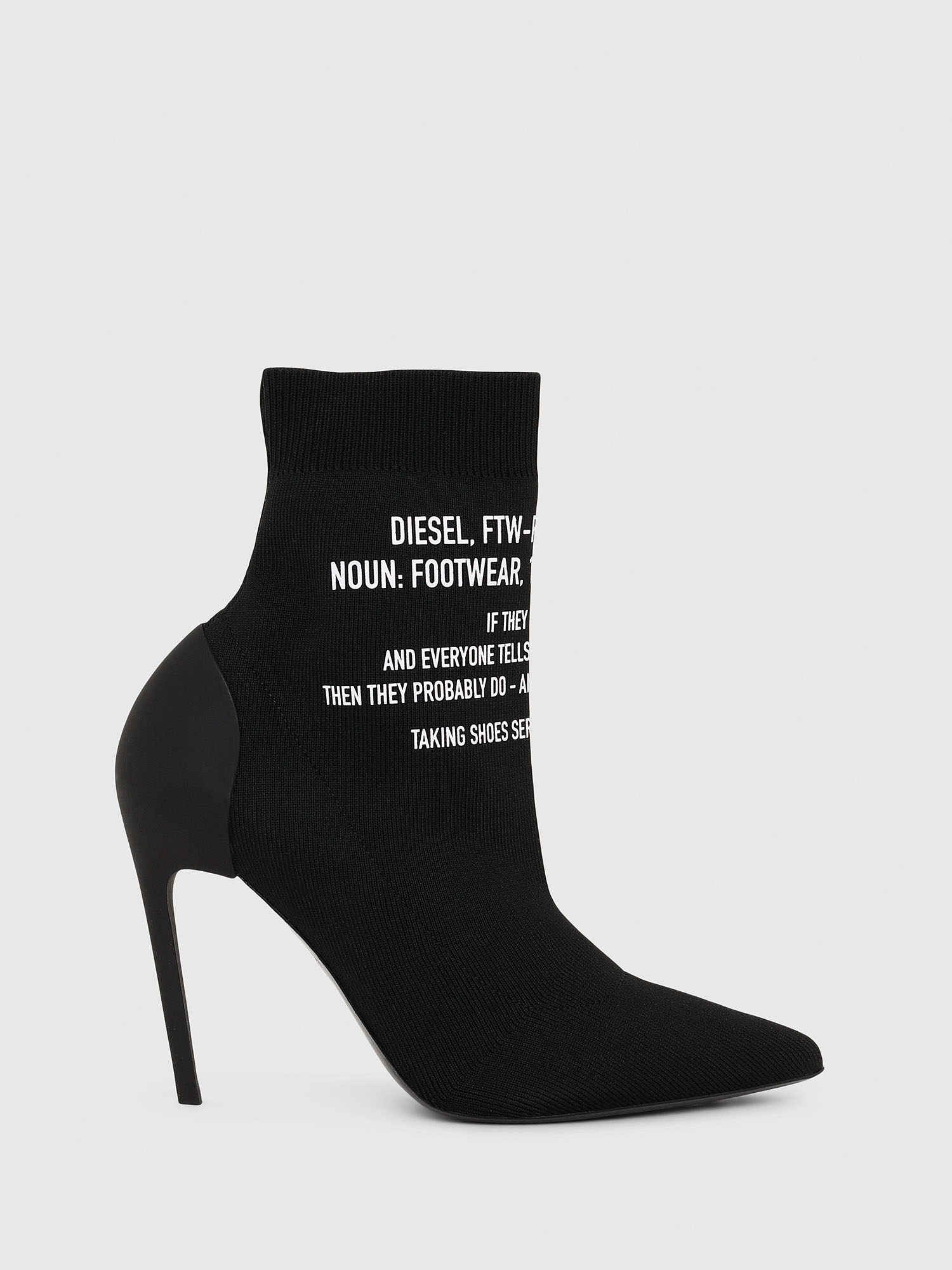 D-SLANTY HAB, Black Diesel - D-SLANTY HAB, Black - Ankle Boots - Image 1