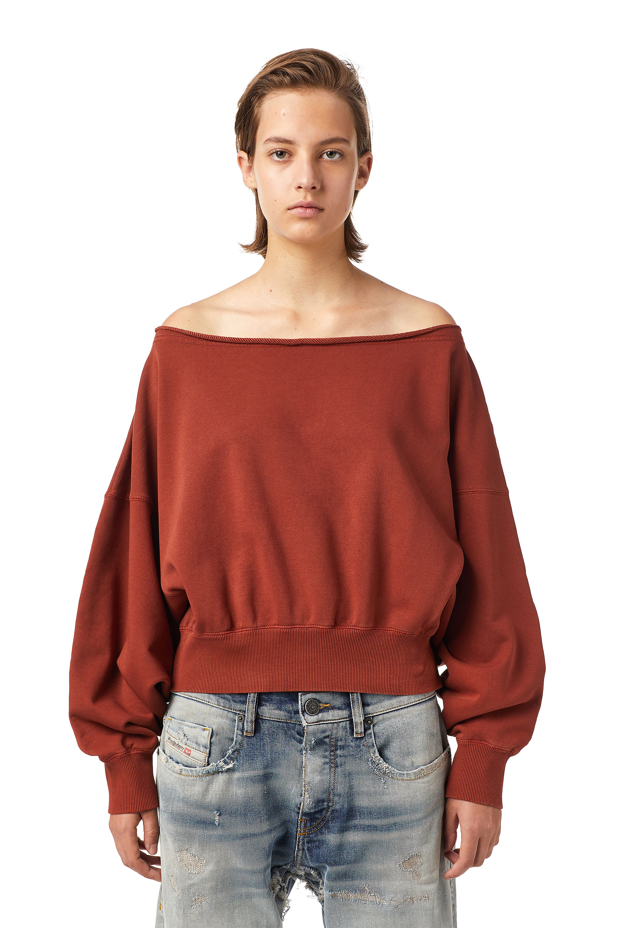F-BAT-B1, Brown Diesel - F-BAT-B1, Brown - Sweaters - Image 1