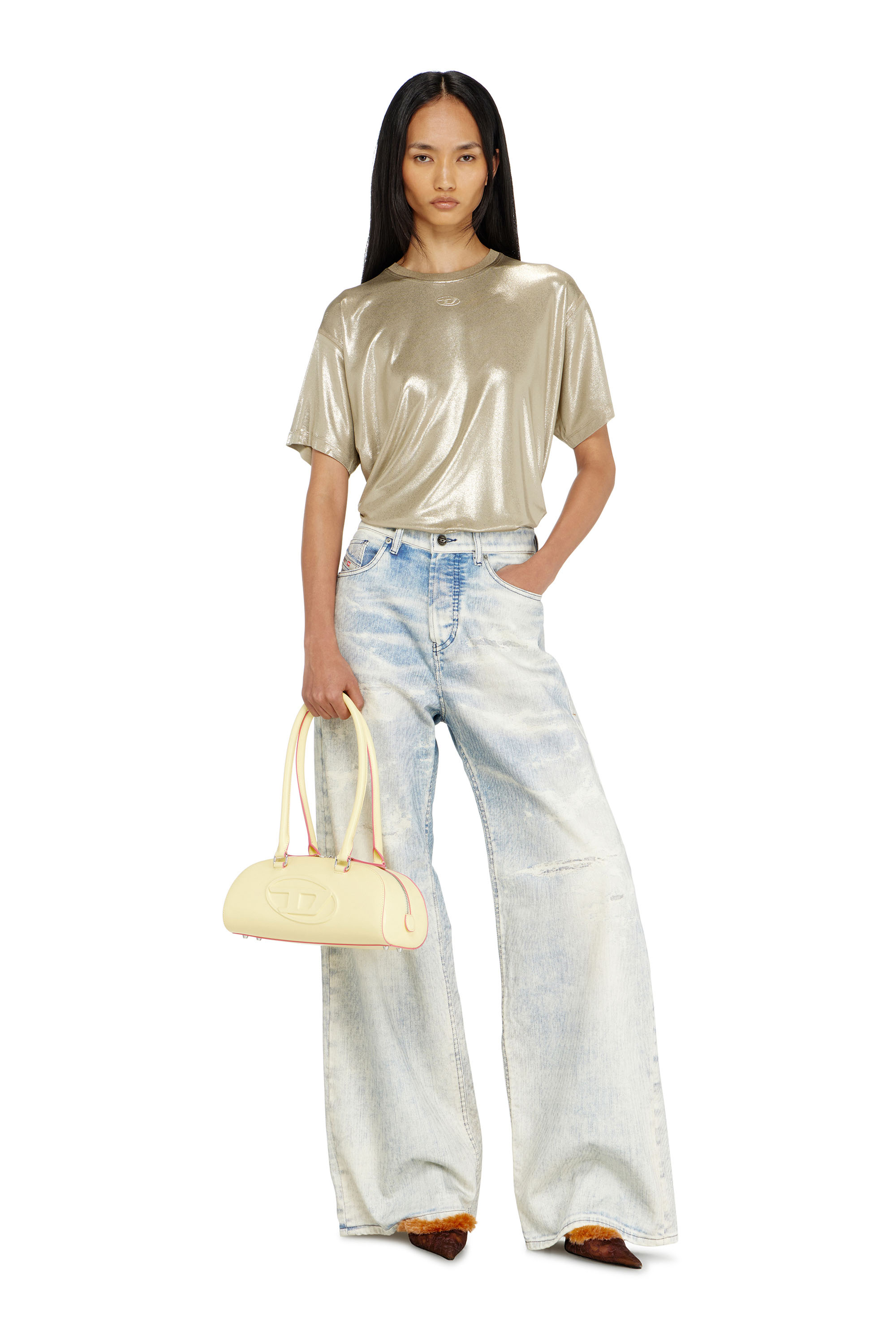 Diesel - Woman's Relaxed Jeans 1996 D-Sire 09R69, Light Blue - 2