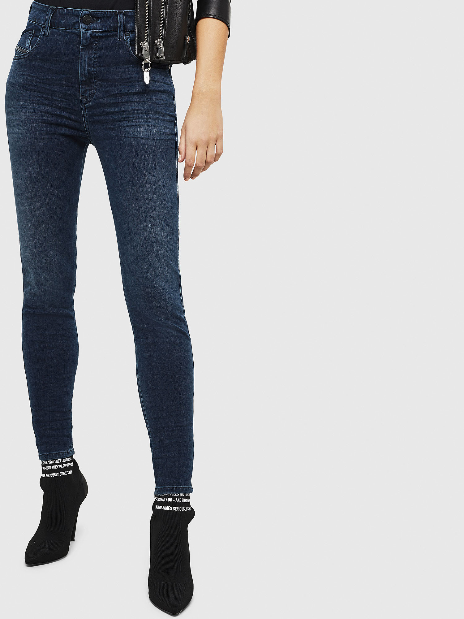 Slandy High 084UT, Dark Blue Diesel - Slandy High 084UT, Dark Blue - Jeans - Image 1