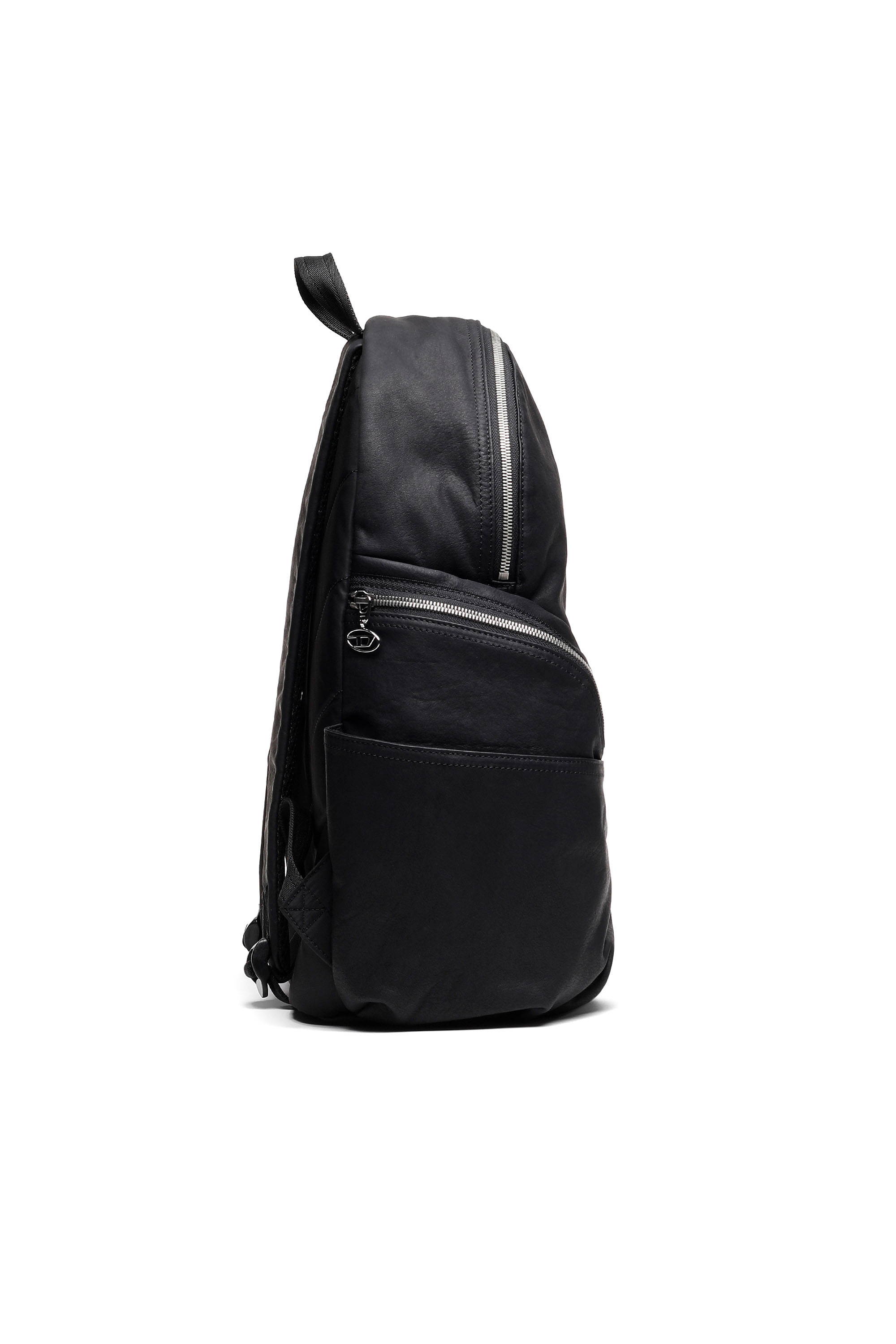 diesel leather backpack