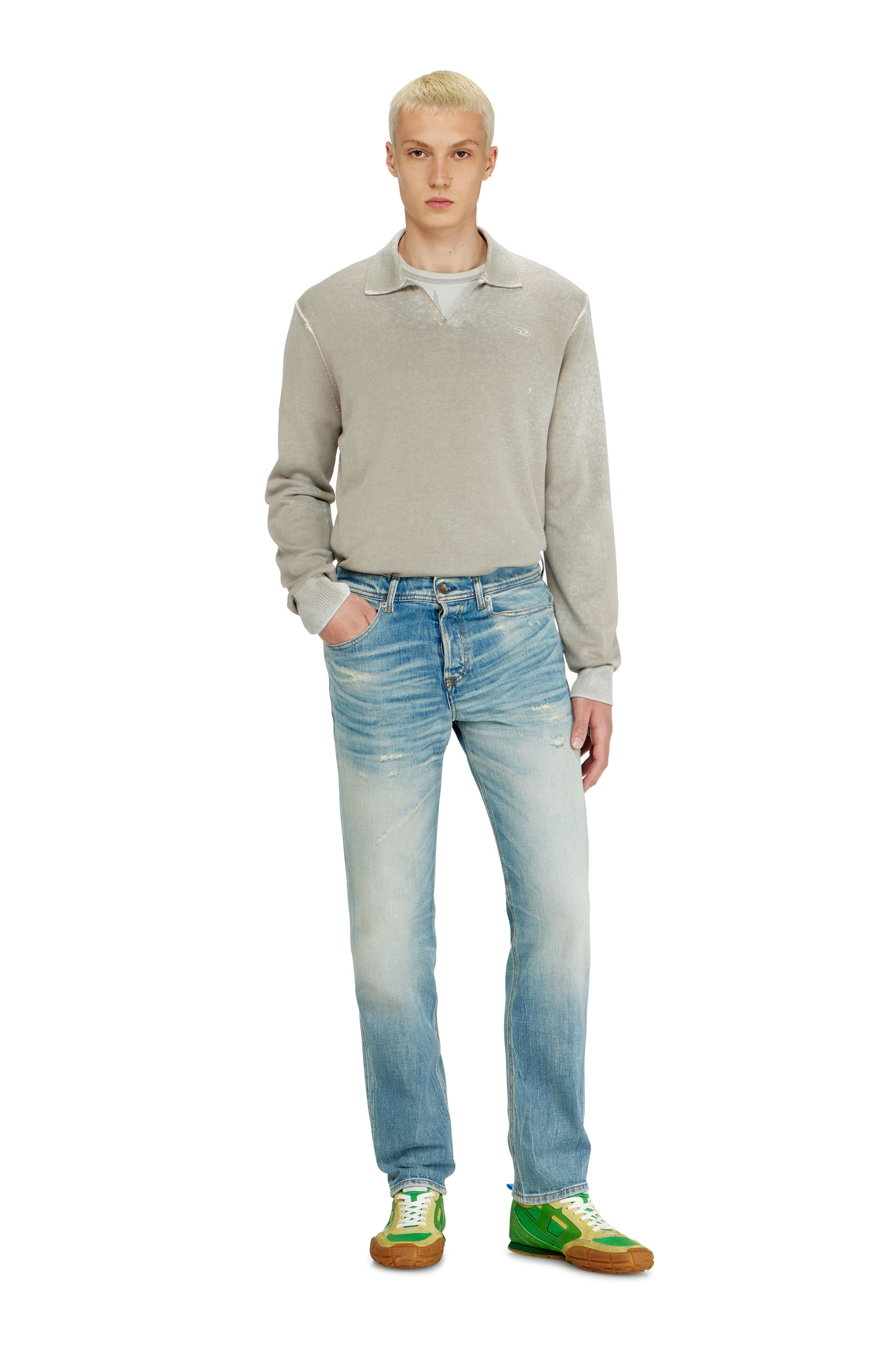 Diesel - Man's Regular Jeans 2023 D-Finitive 09P33, Light Blue - 3