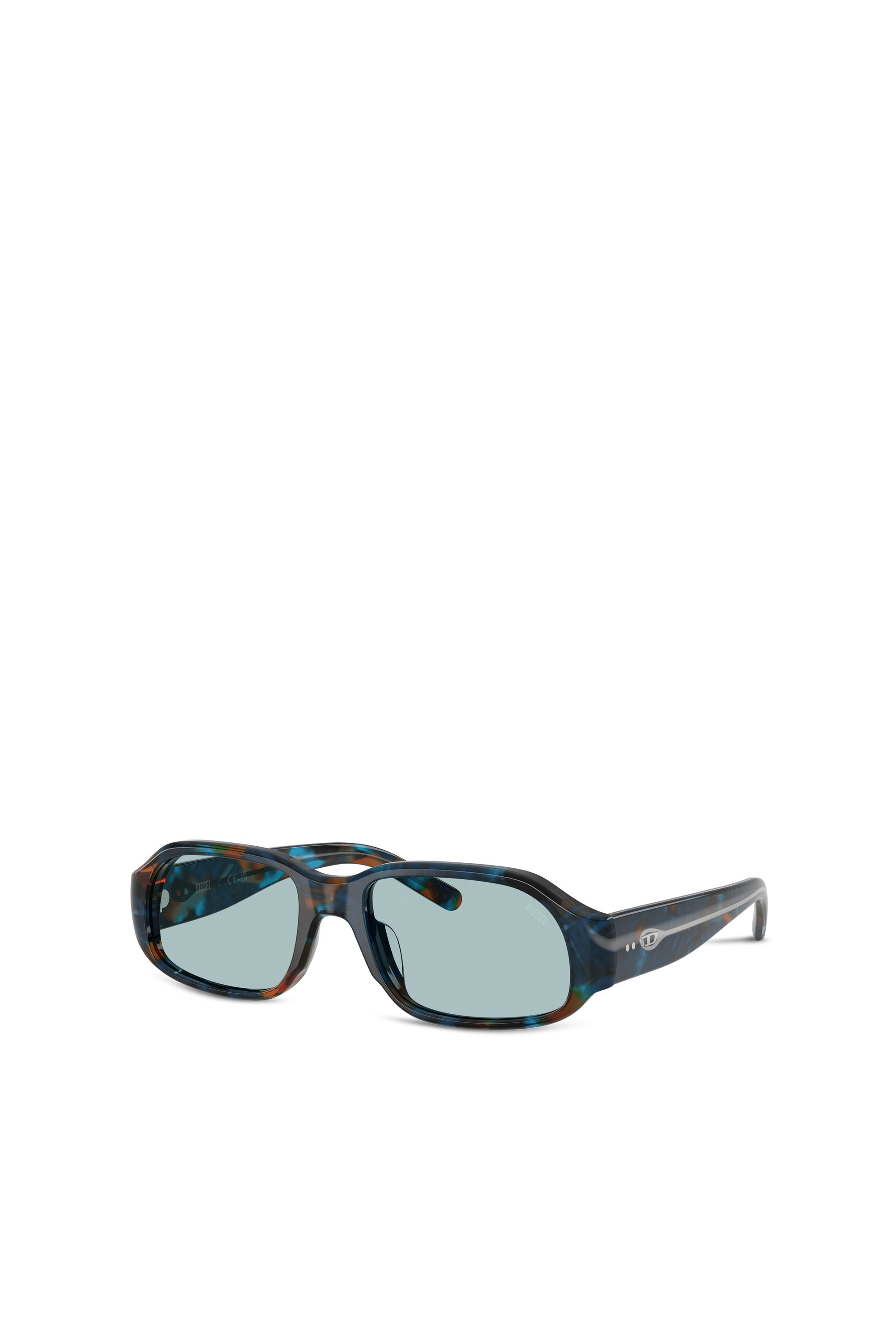 Diesel - 0DL2009U, Unisex's Rectangle sunglasses in Blue/Brown - 4