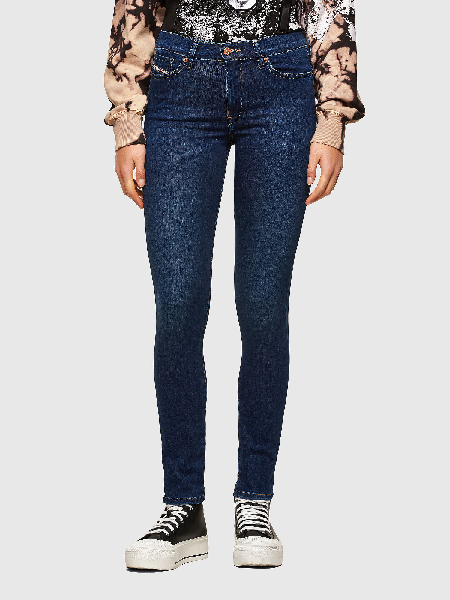 D-Roisin 009PF, Dark Blue Diesel - D-Roisin 009PF, Dark Blue - Jeans - Image 1