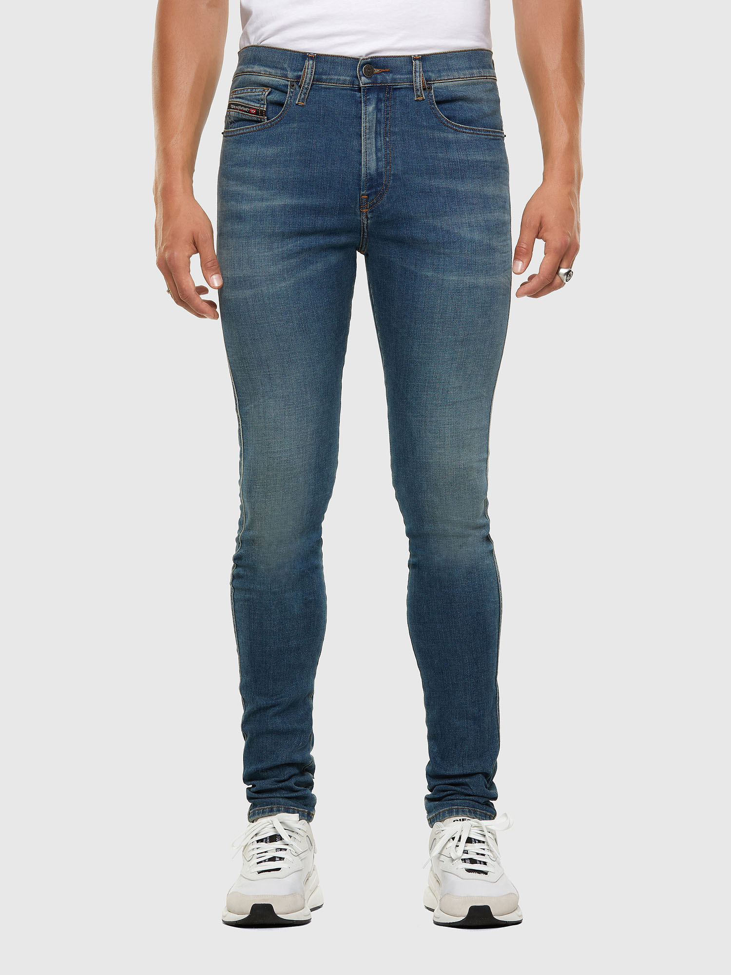 D-Istort 009HC, Medium blue Diesel - D-Istort 009HC, Medium blue - Jeans - Image 1