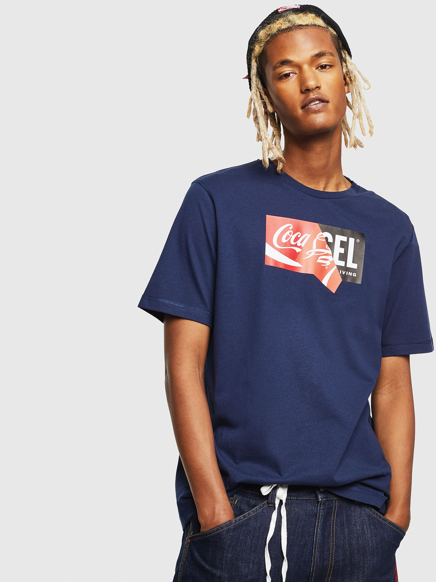 CC-T-JUST-COLA, Dark Blue Diesel - CC-T-JUST-COLA, Dark Blue - T-Shirts - Image 1
