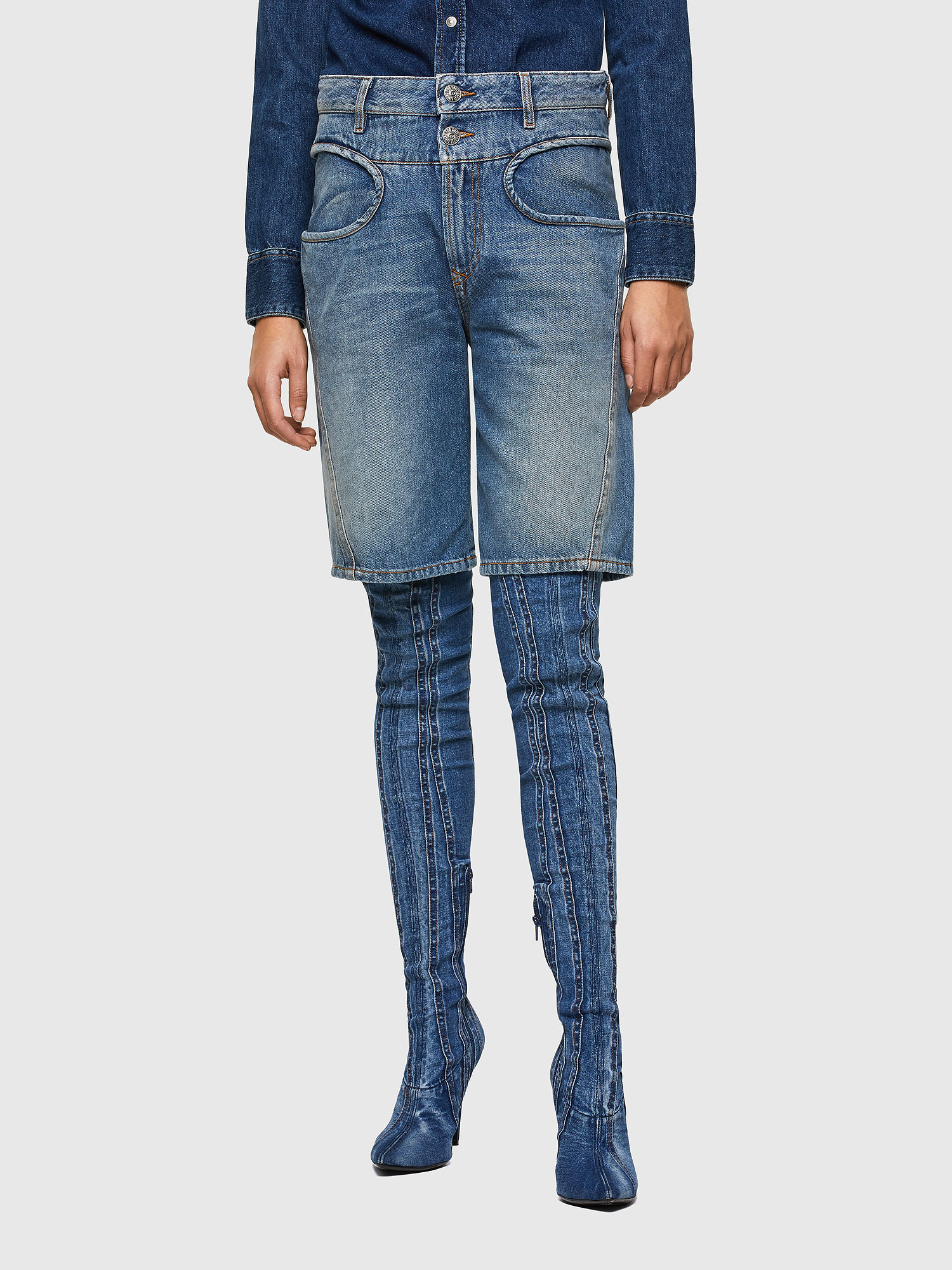 DE-REGY-SP, Light Blue Diesel - DE-REGY-SP, Light Blue - Shorts - Image 1
