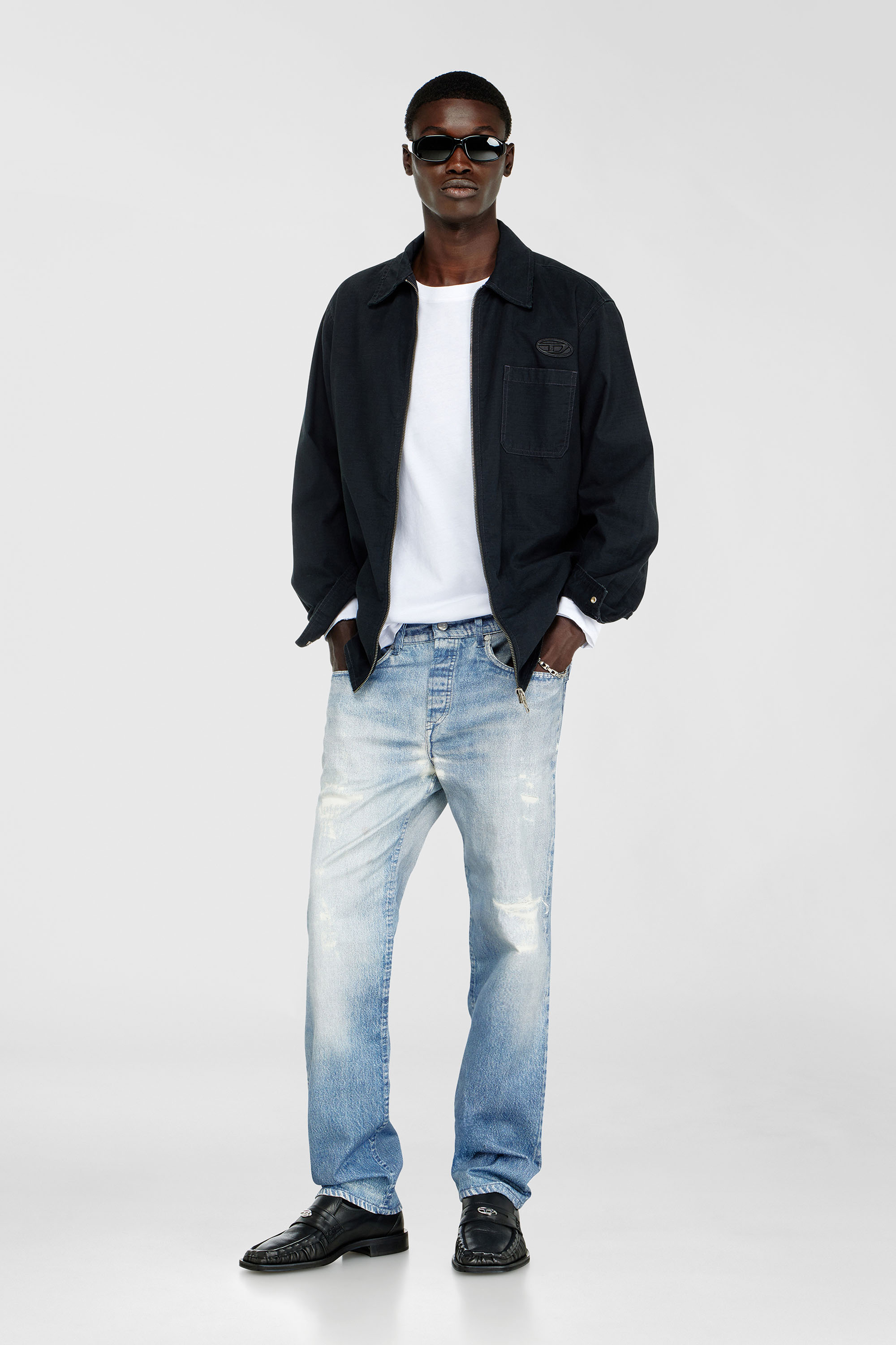 Diesel - Man's Regular 2090 D-Veekley Joggjeans&reg; 068RX, Light Blue - 1