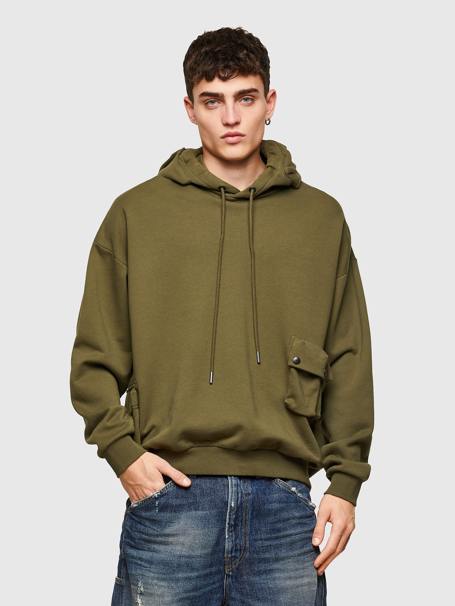 S-ERPOCK, Military Green Diesel - S-ERPOCK, Military Green - Sweaters - Image 1