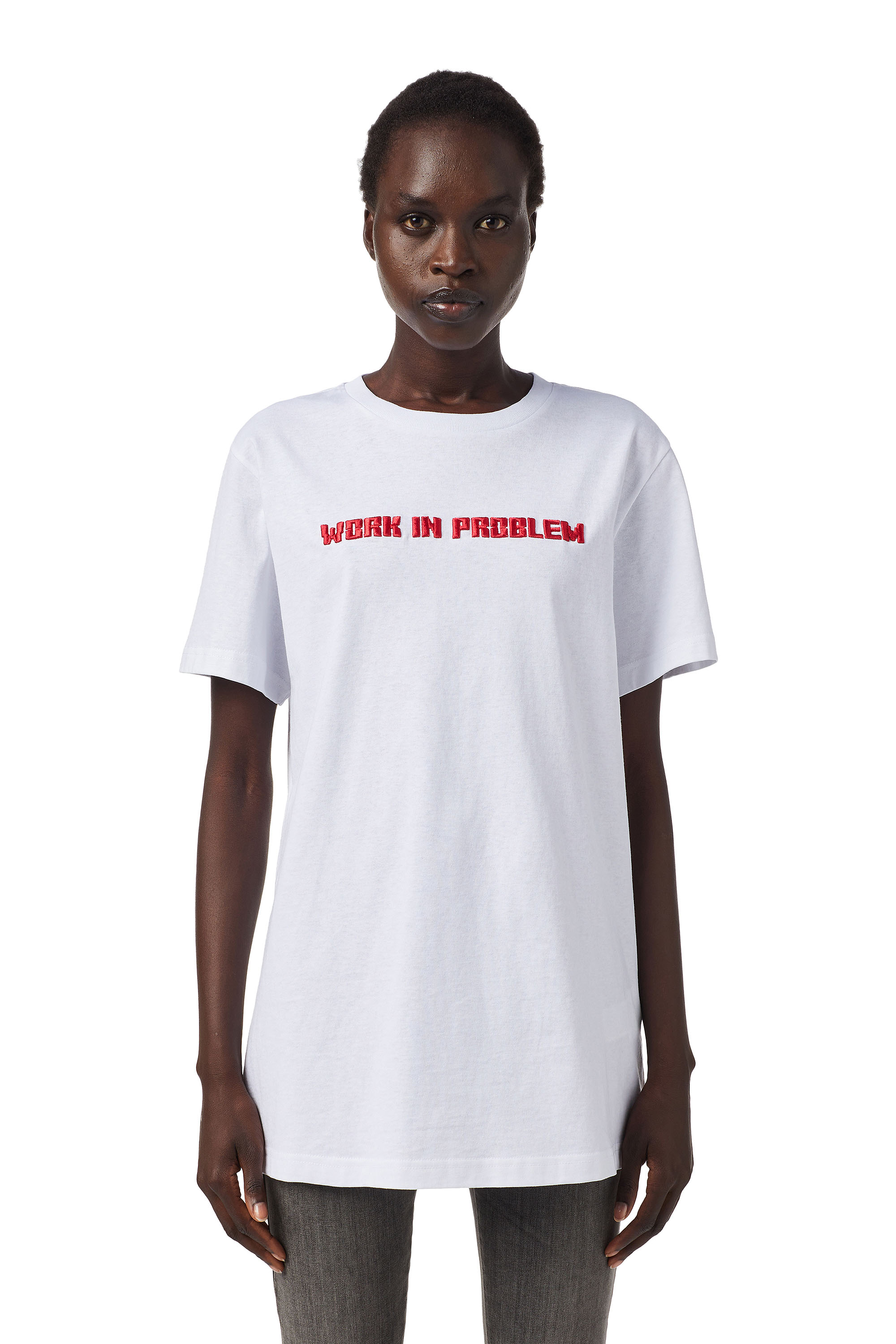 T-DARIA-B2, White Diesel - T-DARIA-B2, White - T-Shirts - Image 1