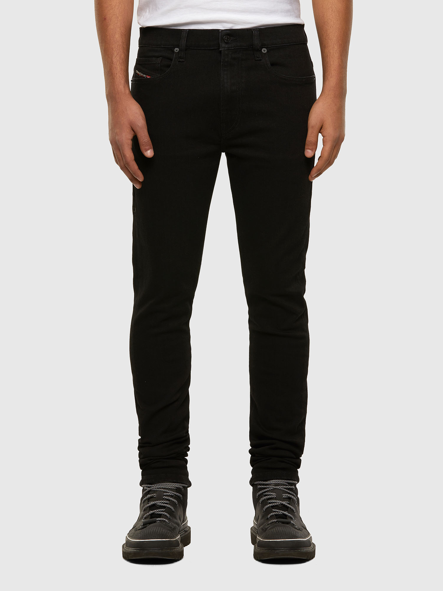 D-Amny 009HB, Black/Dark grey Diesel - D-Amny 009HB, Black/Dark grey - Jeans - Image 1