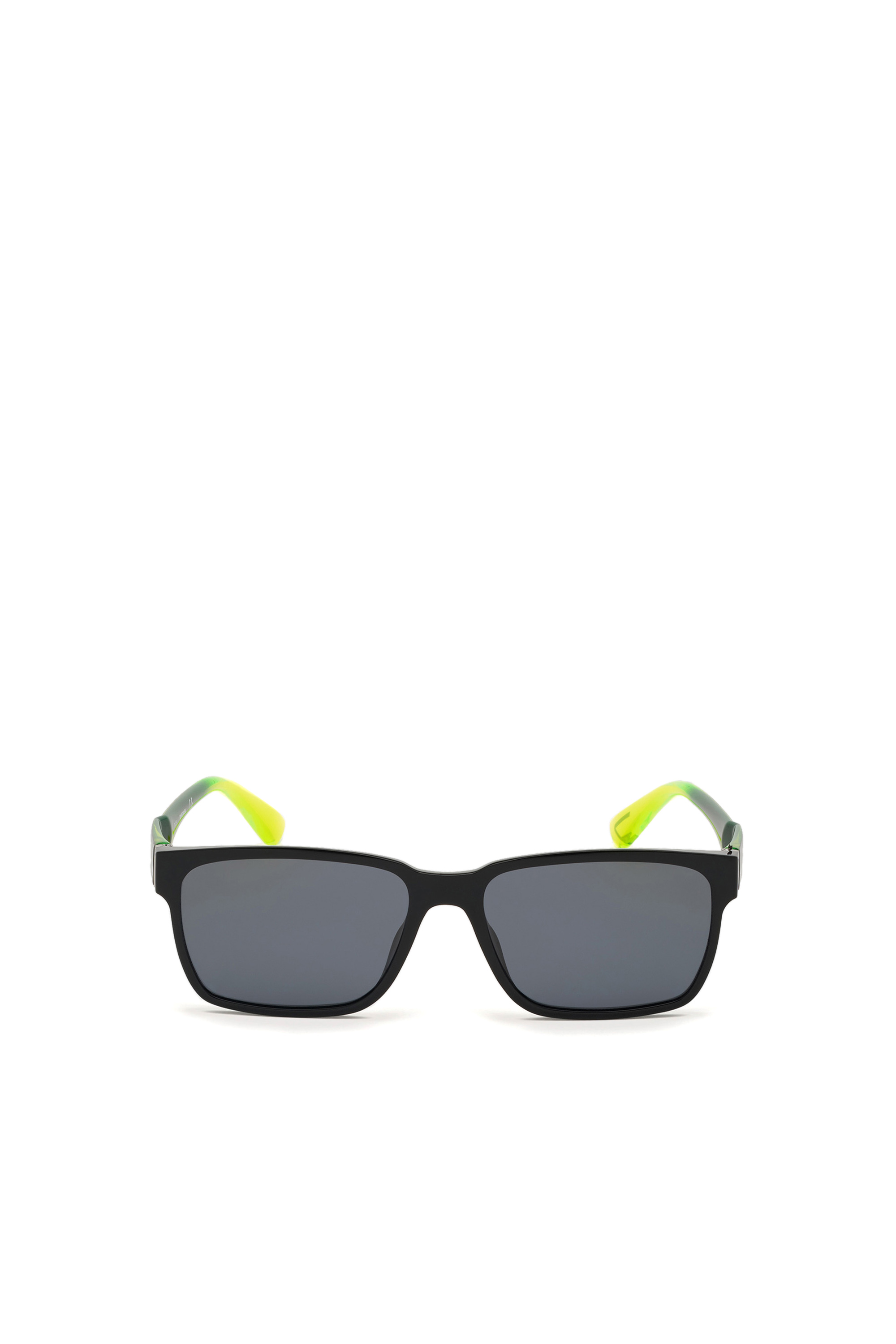 DL0327, Black/Yellow Diesel - DL0327, Black/Yellow - Sunglasses - Image 1