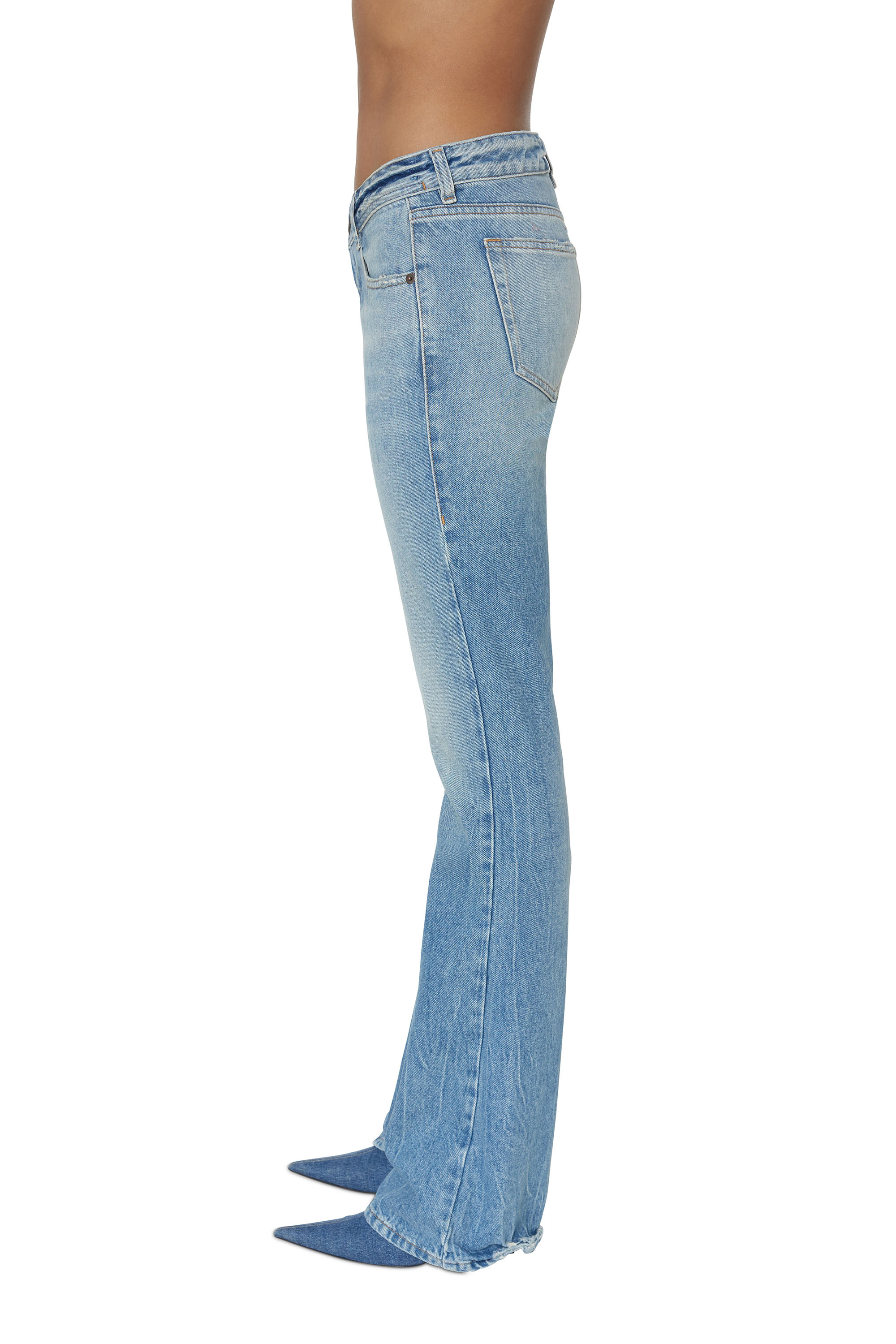 Diesel - 1969 D-EBBEY 09D98 Bootcut and Flare Jeans, Light Blue - Image 4