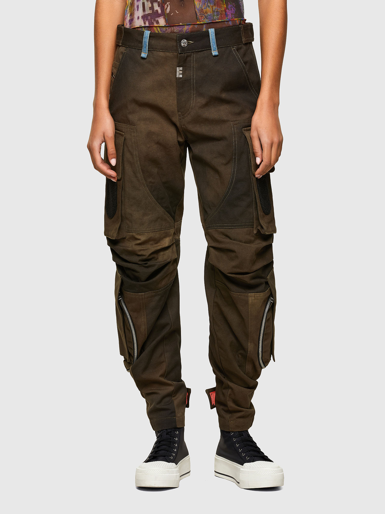P-JANE, Military Green Diesel - P-JANE, Military Green - Pants - Image 1