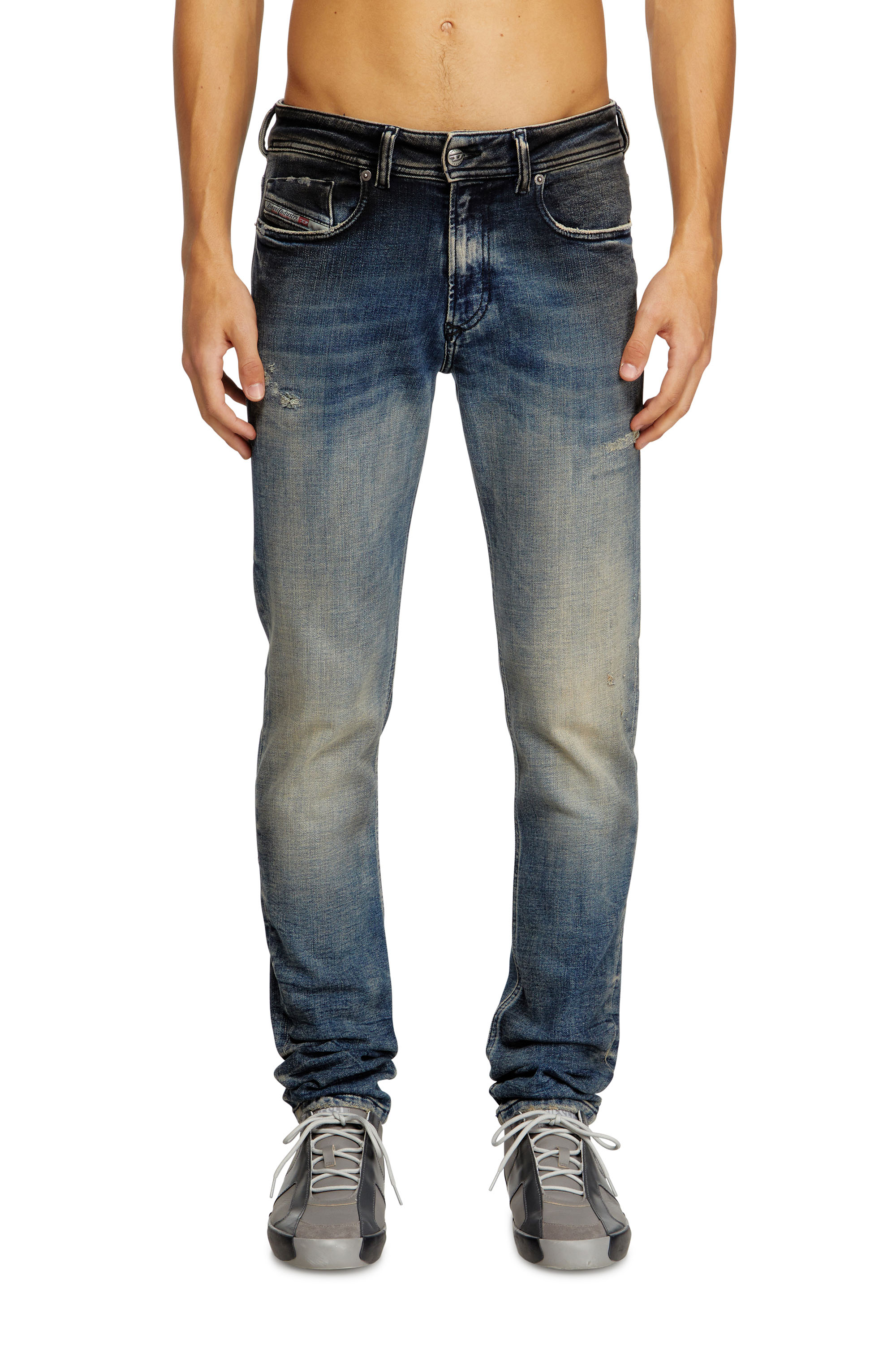 Diesel - Man's Skinny Jeans 1979 Sleenker 09N15, Medium blue - 3