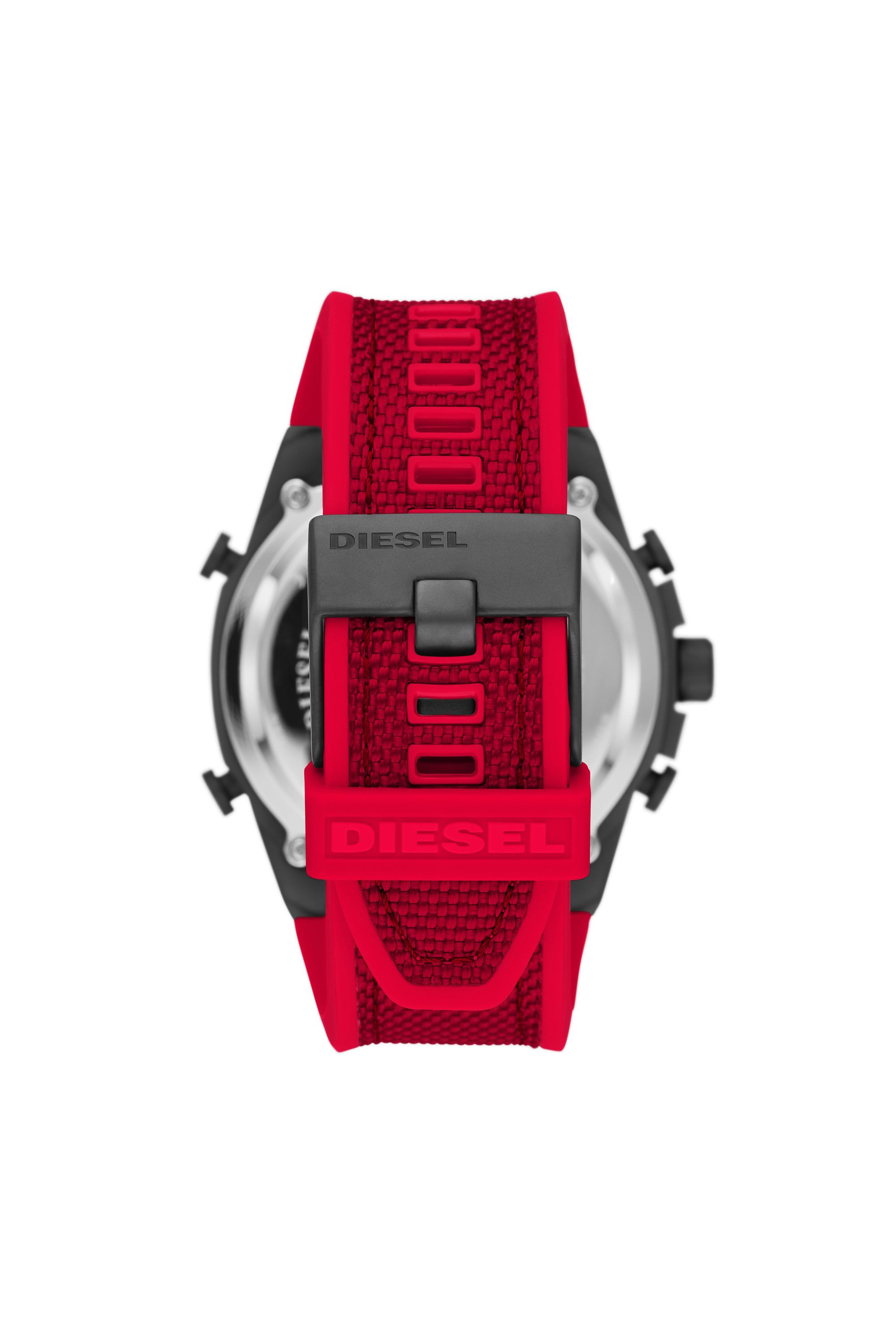 DZ4551 Man: Mega Chief analog-digital red silicone watch | Diesel