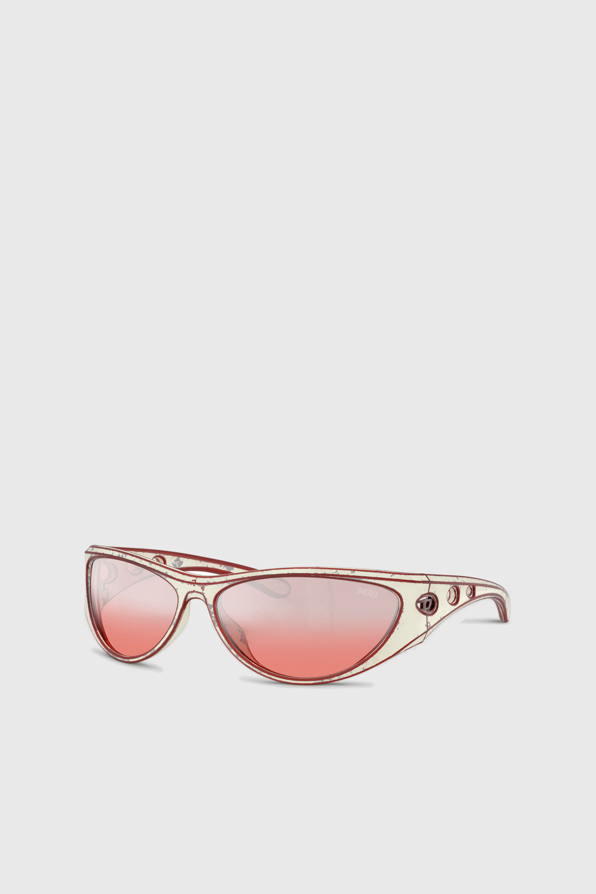 Diesel - 0DL3004U, Unisex's Cat-eye style sunglasses in Red - 5