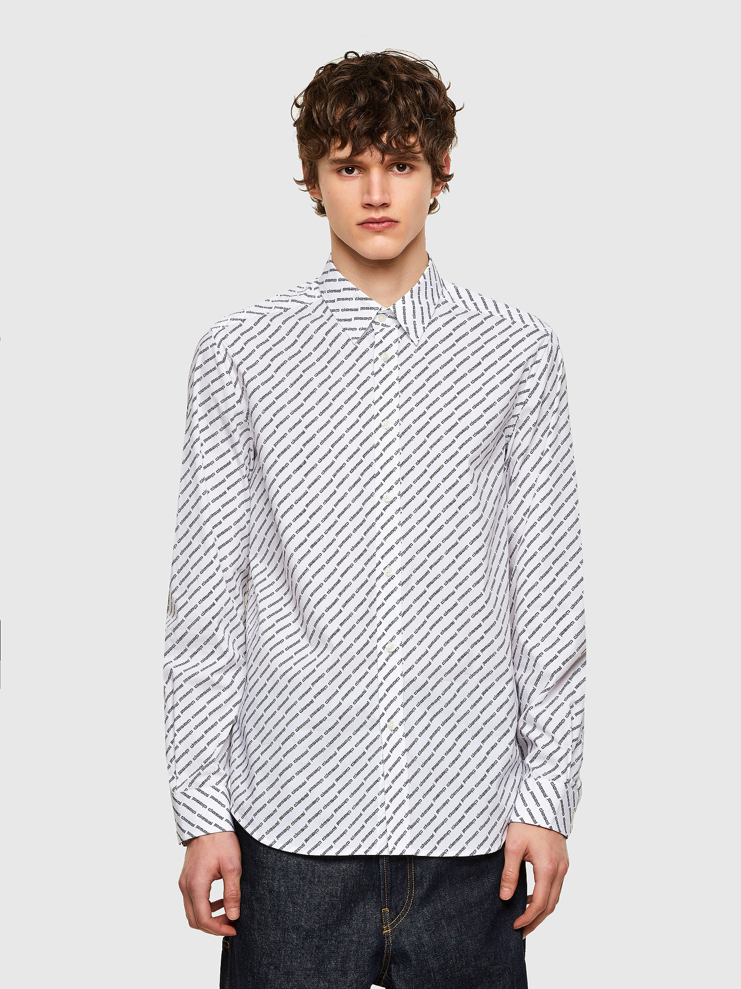 S-RILEY-KA-B, White Diesel - S-RILEY-KA-B, White - Shirts - Image 1