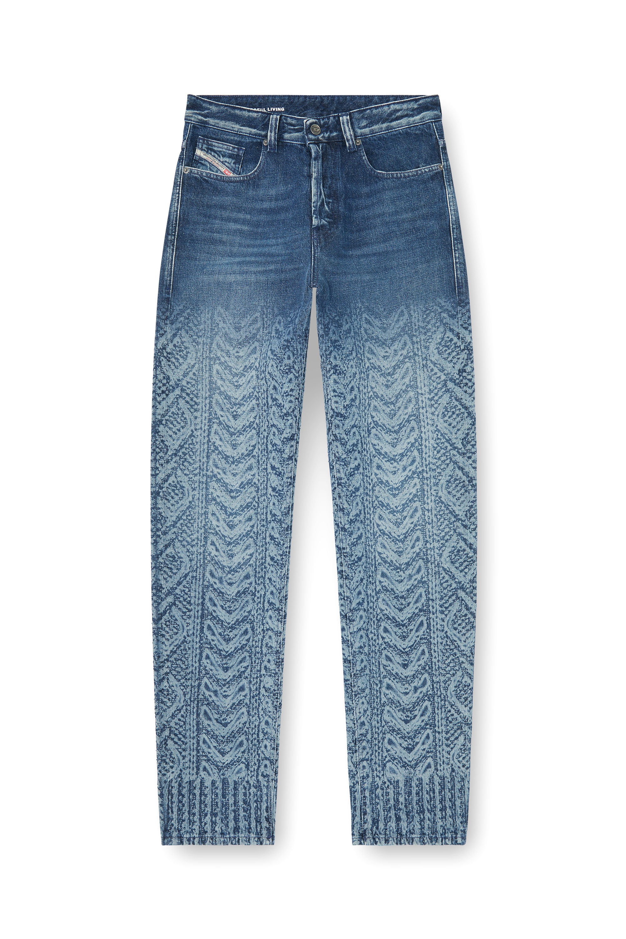 Diesel - Man's Regular Jeans 2024 D-Macs 007EV, Dark Blue - 3