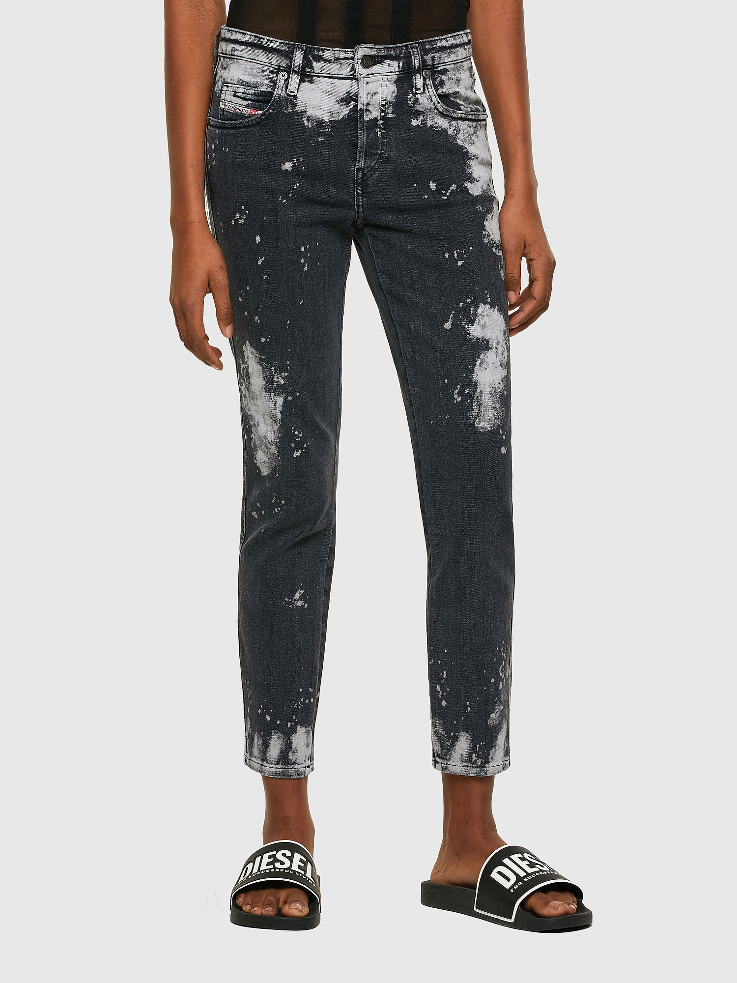 Babhila 009RM, Black/Dark grey Diesel - Babhila 009RM, Black/Dark grey - Jeans - Image 1