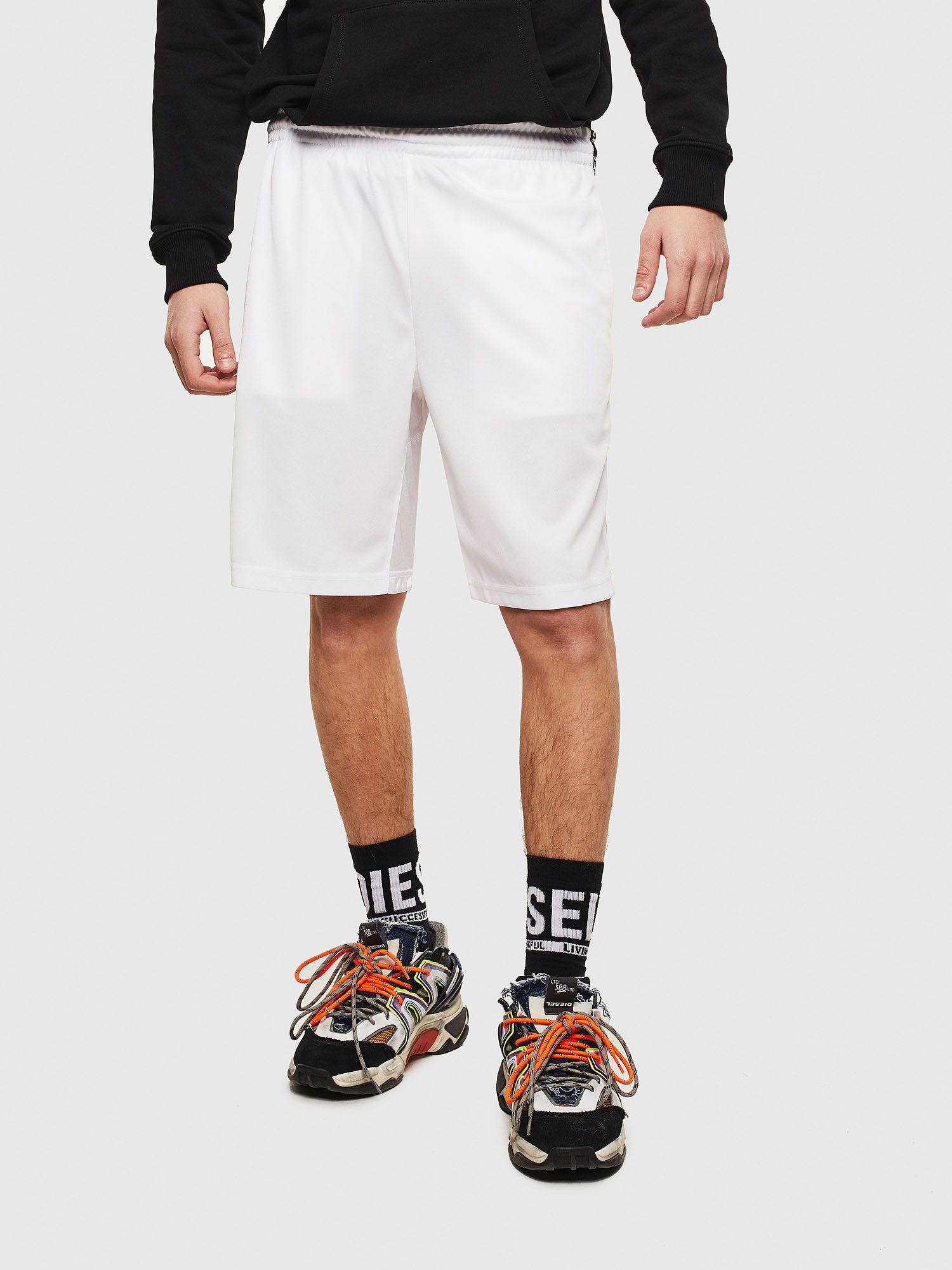 P-HITOSHI-S1, White Diesel - P-HITOSHI-S1, White - Shorts - Image 1