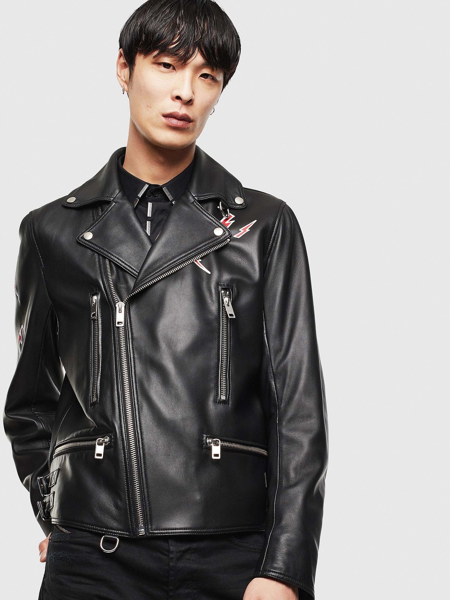 CL-L-GOTIV-LITM, Black Diesel - CL-L-GOTIV-LITM, Black - Leather jackets - Image 1