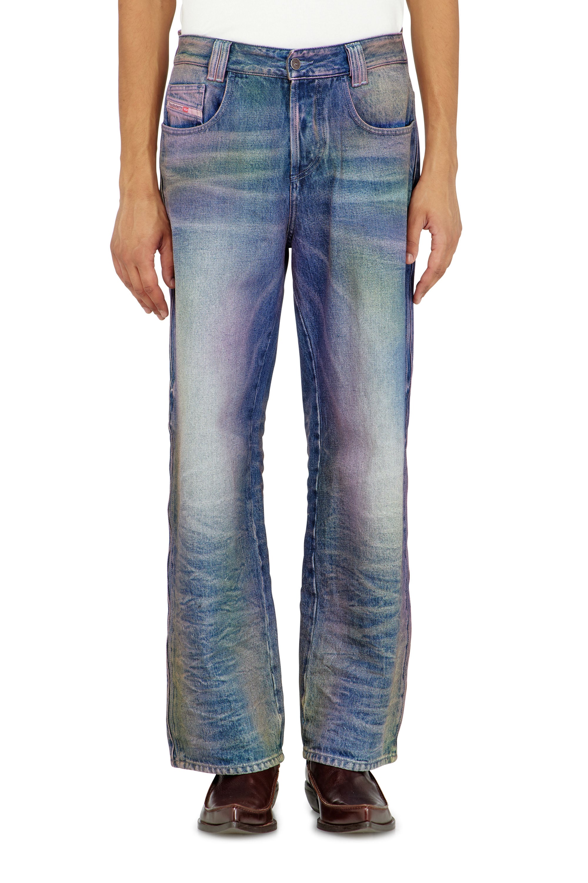 Diesel - Unisex's Relaxed Jeans 1982 D-Hakou 007FW, Medium blue - 2