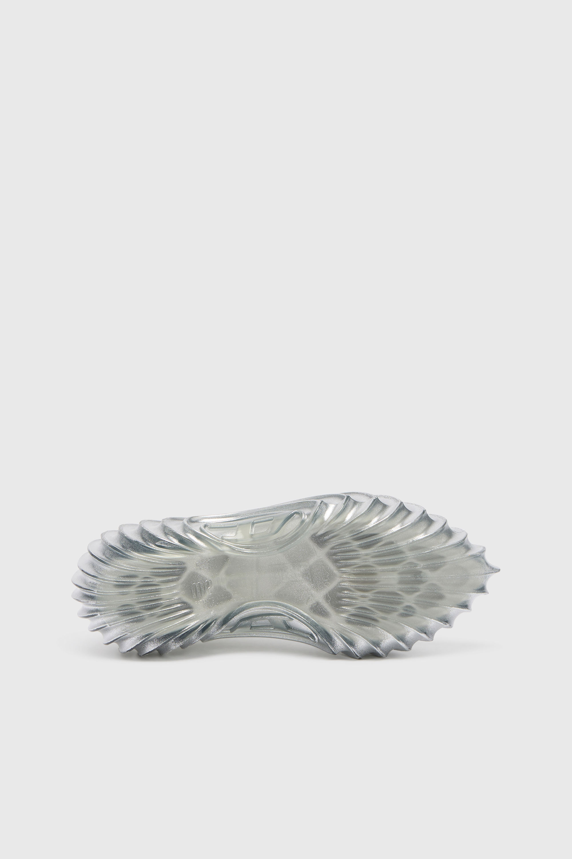 Diesel - MELISSA QUANTUM SNEAKERS X, Unisex's Slip-on sneaker in Melflex&reg; in Silver - 5