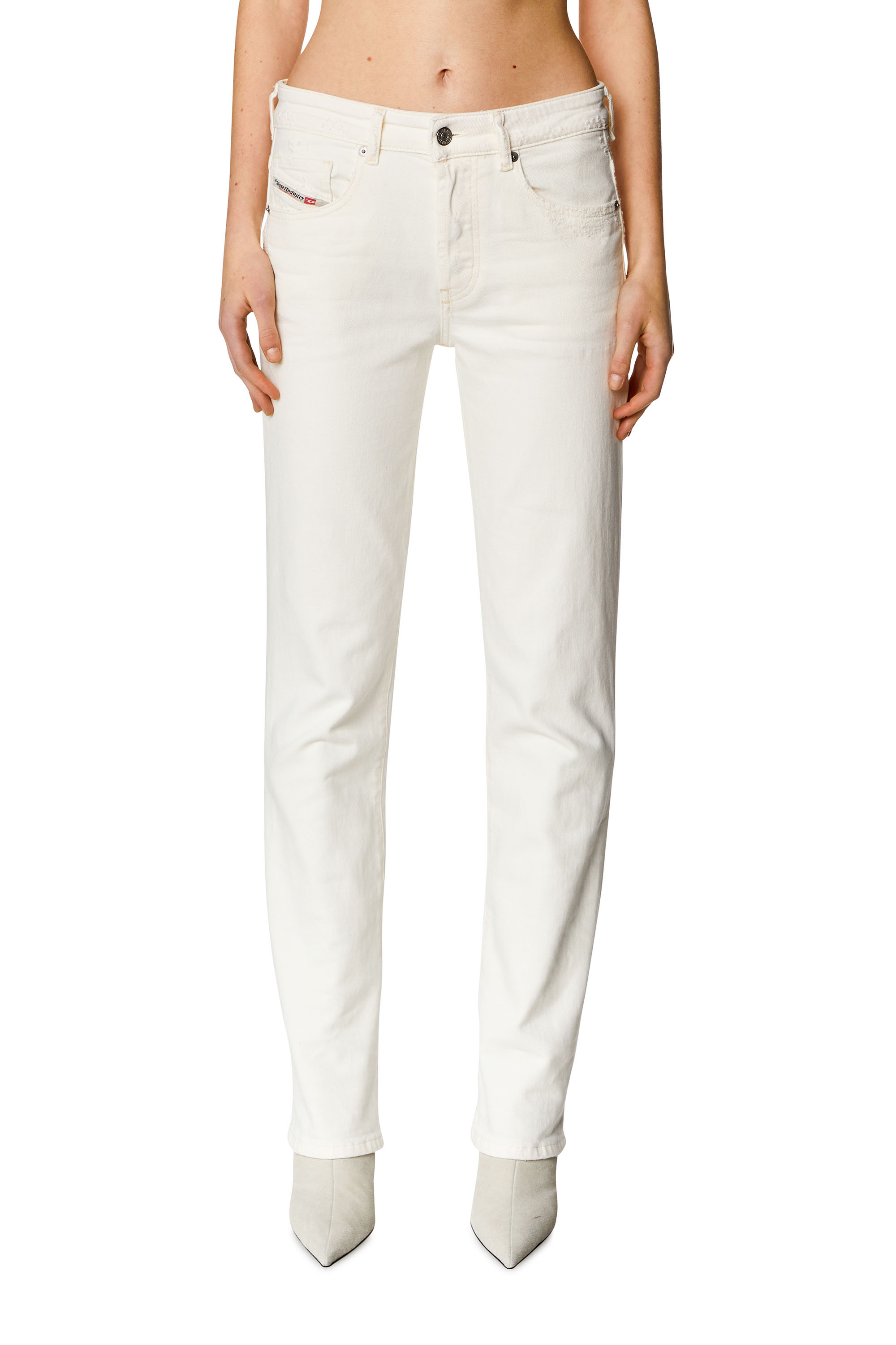 Diesel - Straight Jeans 1989 D-Mine 09I15, White - Image 1