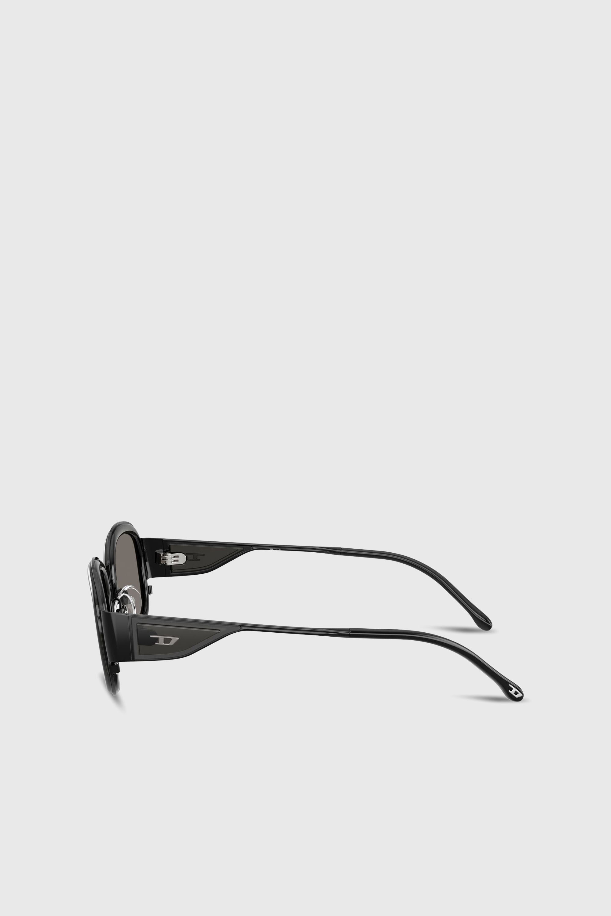Diesel - 0DL1020, Unisex's Square sunglasses in Black - 4