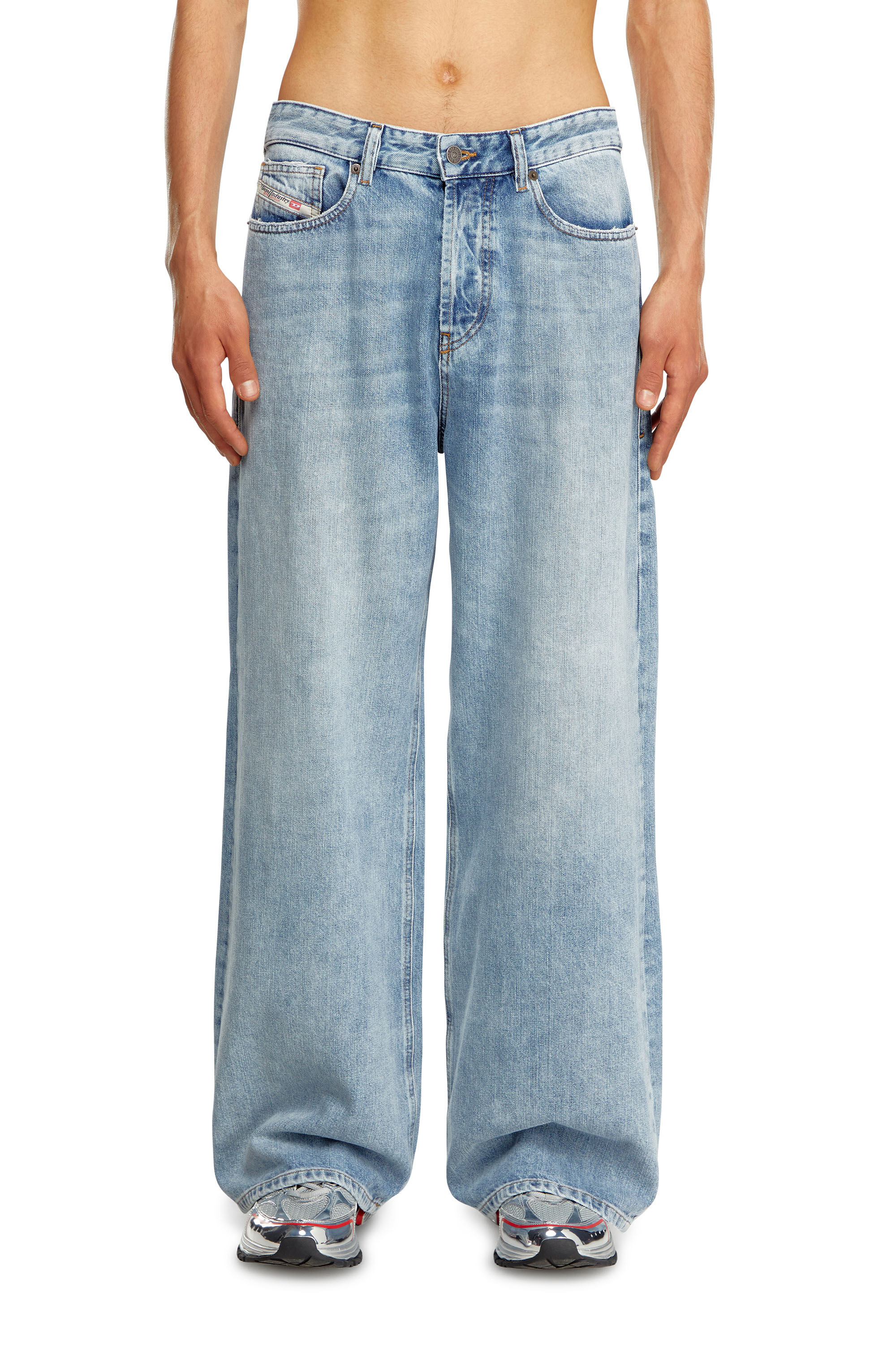 Diesel - Woman Straight Jeans 1996 D-Sire 09H57, Light Blue - Image 5