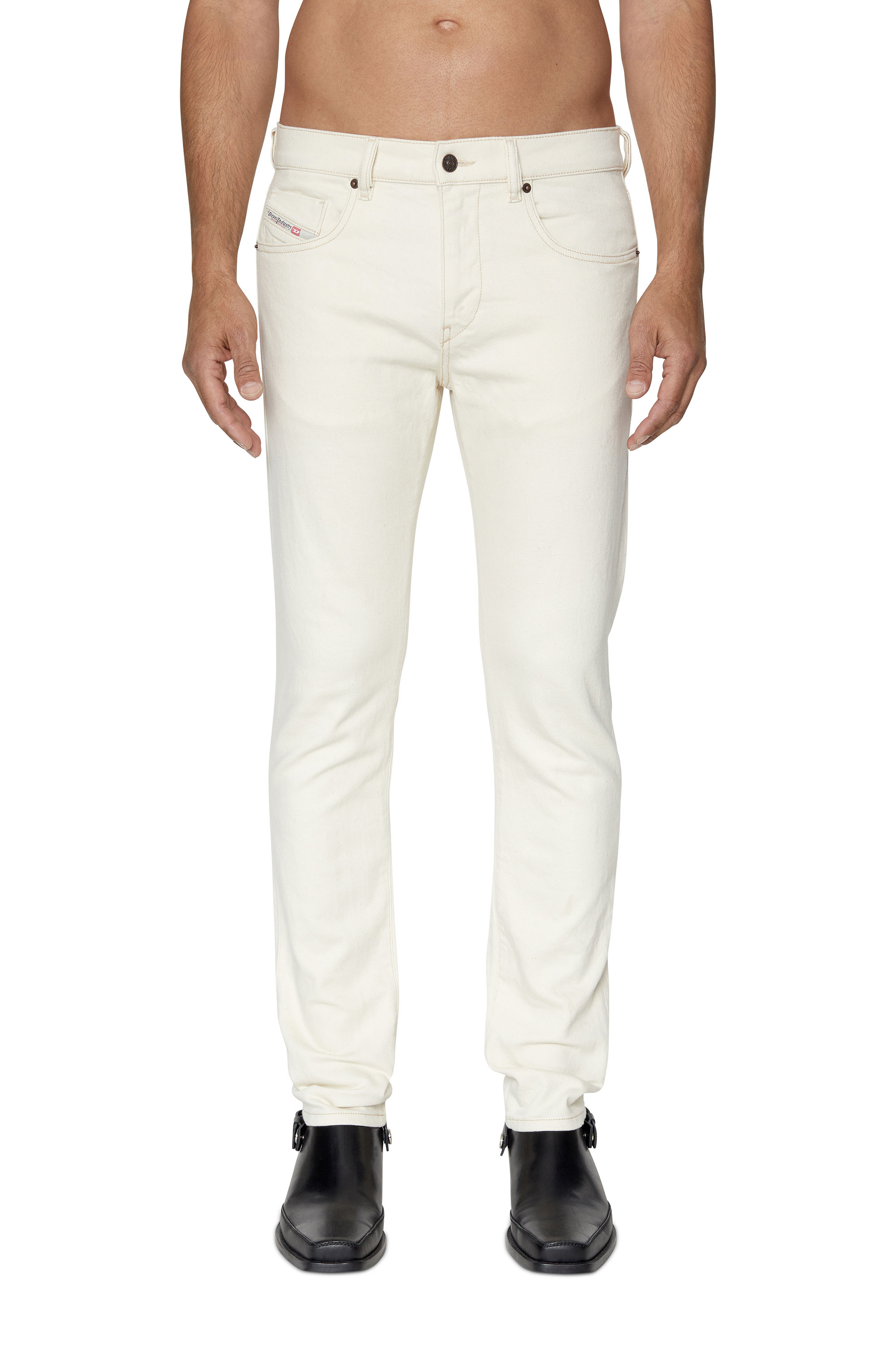 2019 D-STRUKT 09B94 Slim Jeans, White - Jeans