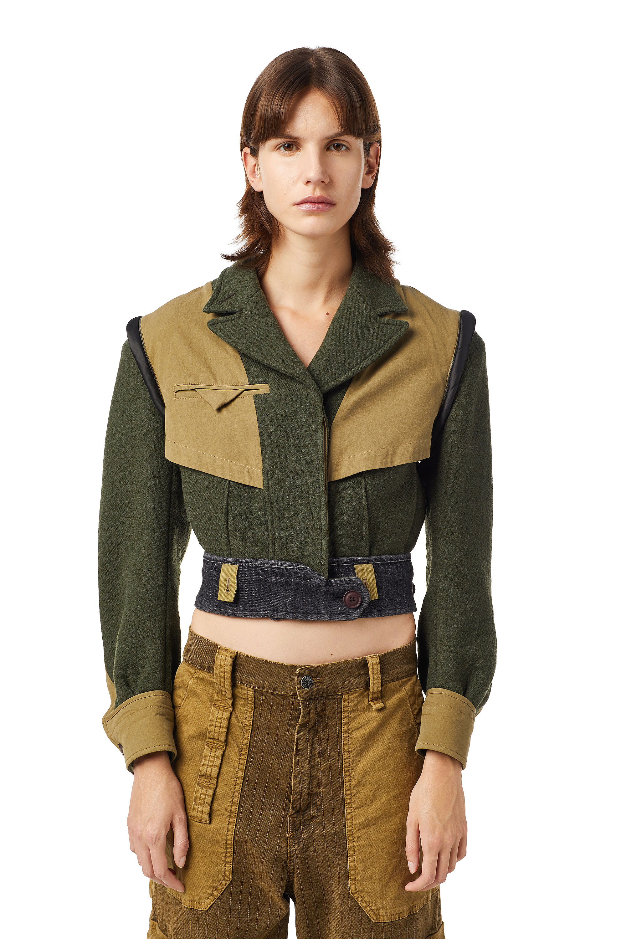 G-ELORA, Olive Green Diesel - G-ELORA, Olive Green - Jackets - Image 1