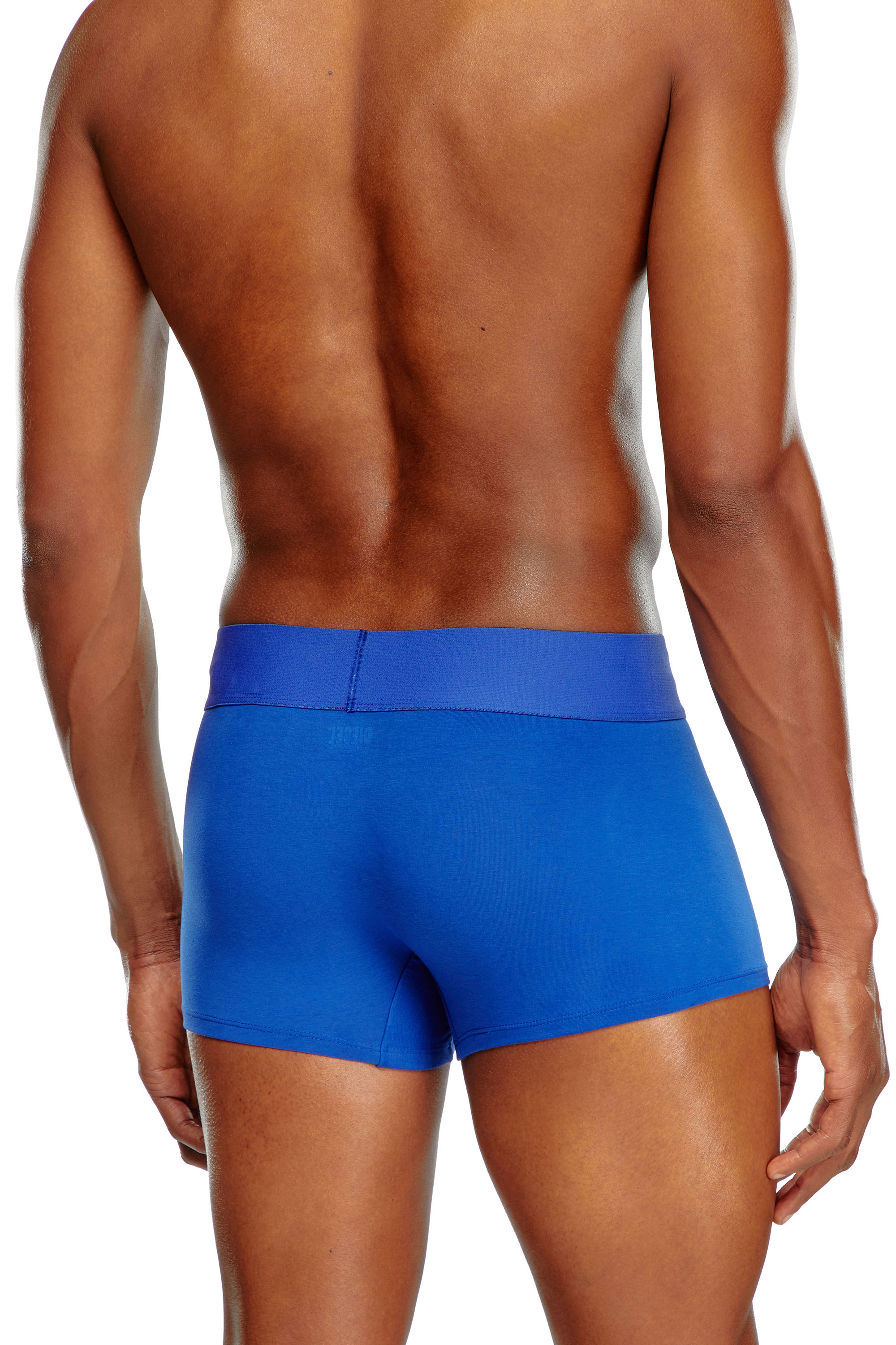 Diesel - UMBX-DAMIENTHREEPACK-5.5EL, Man's Three-pack boxer briefs in stretch cotton in White/Blue - 4