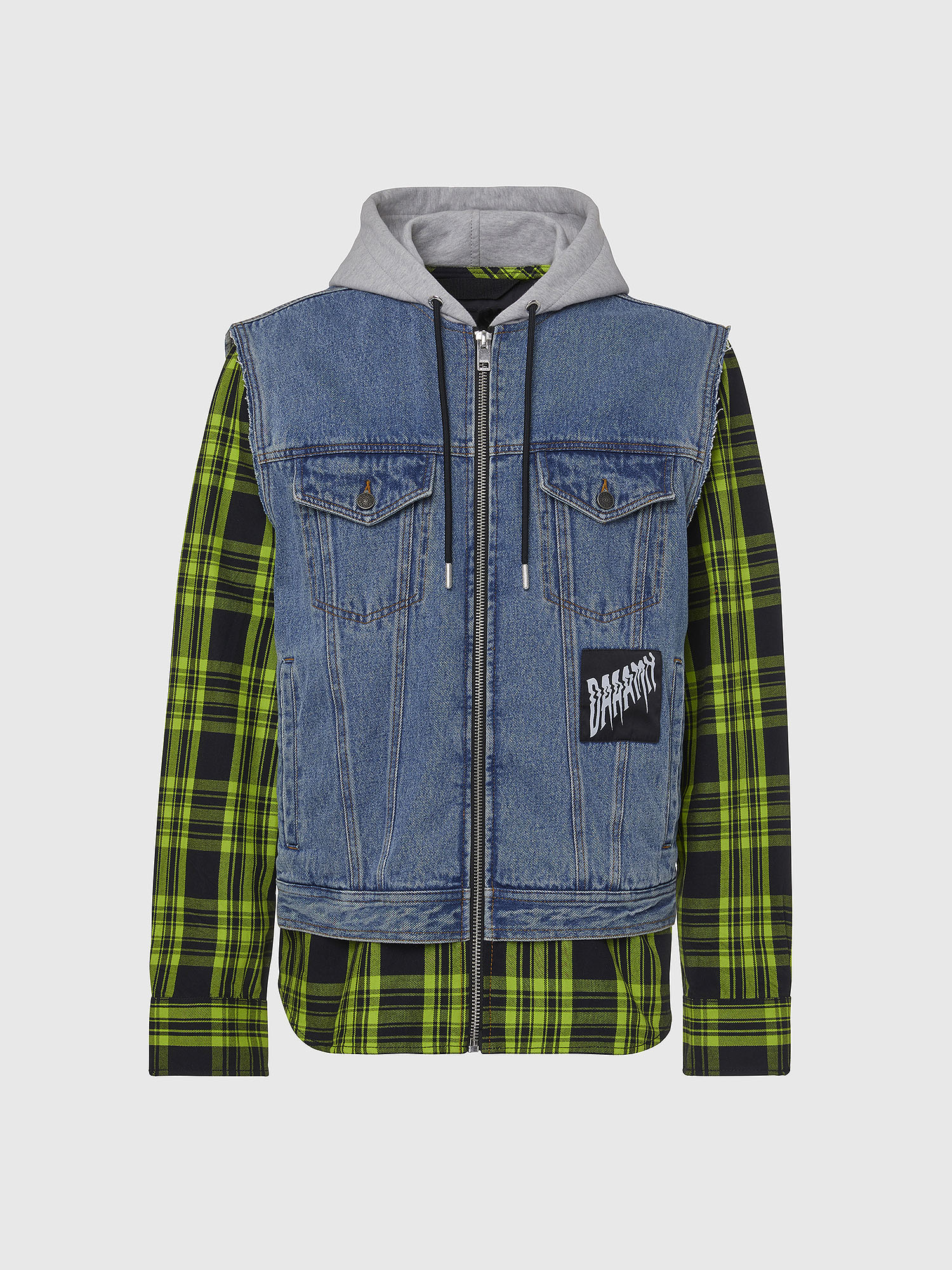 J-RUBEN, Green/Black Diesel - J-RUBEN, Green/Black - Jackets - Image 1
