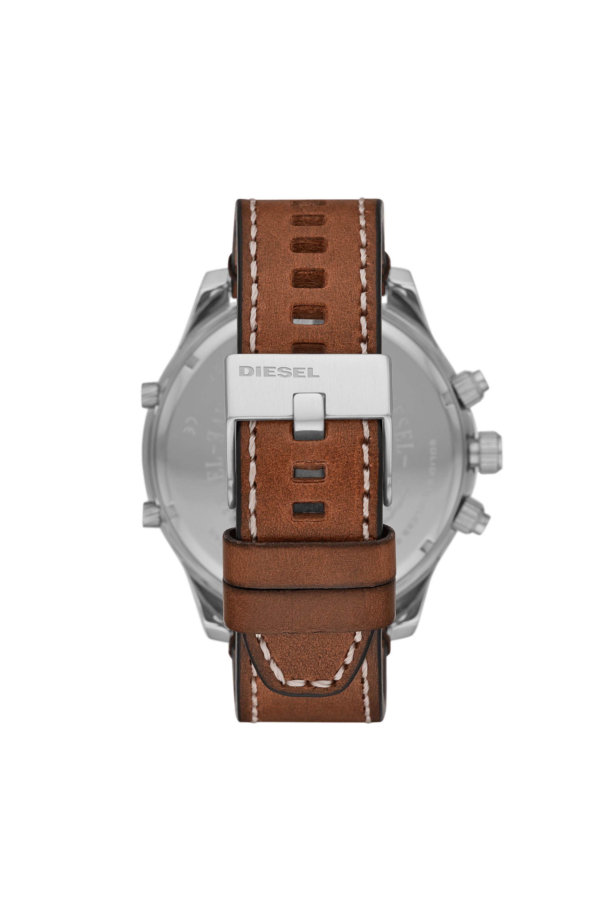 DZ7424 Man: Boltdown three-hand brown leather watch | Diesel