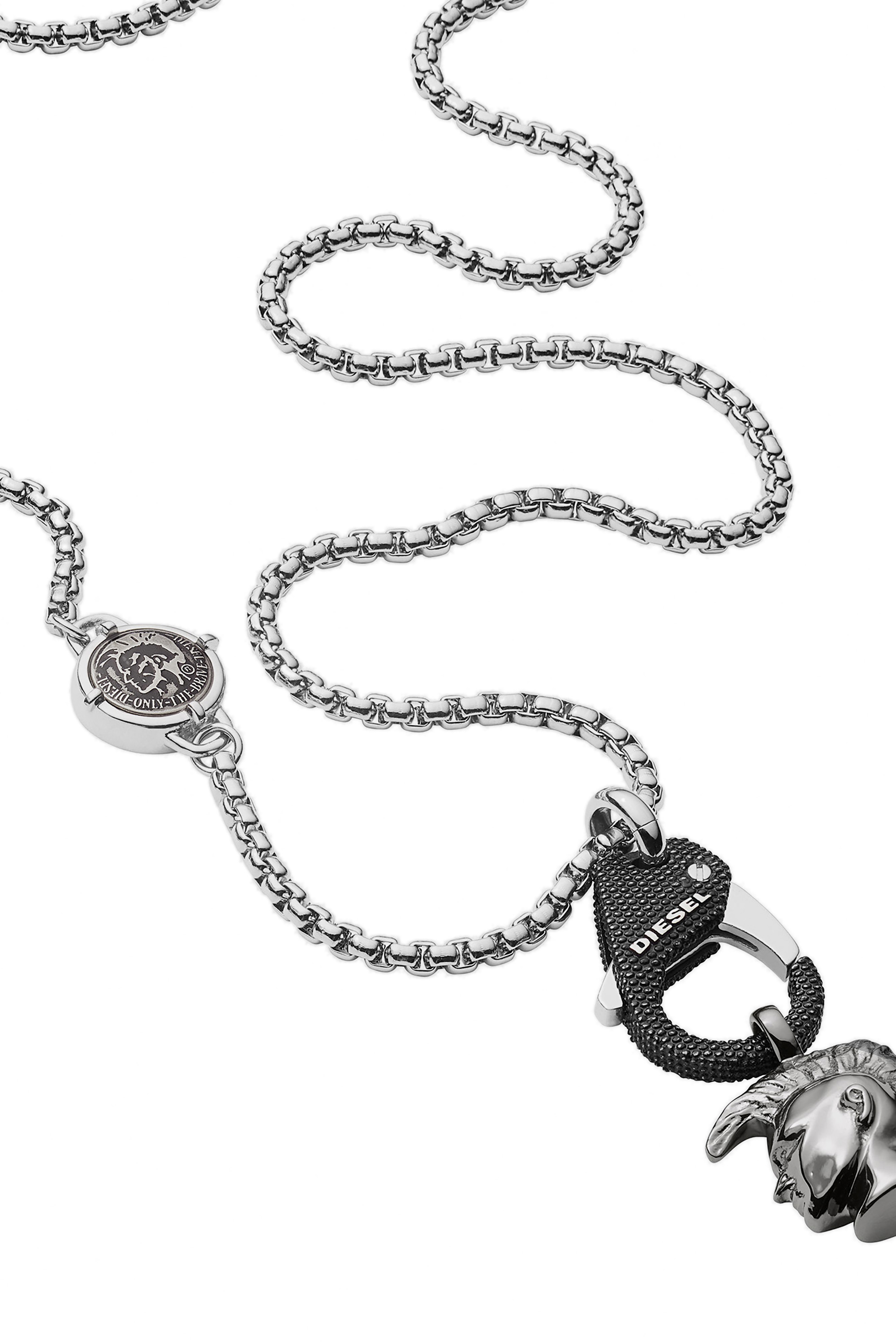 DX1148 Man: Stainless steel pendant necklace Diesel