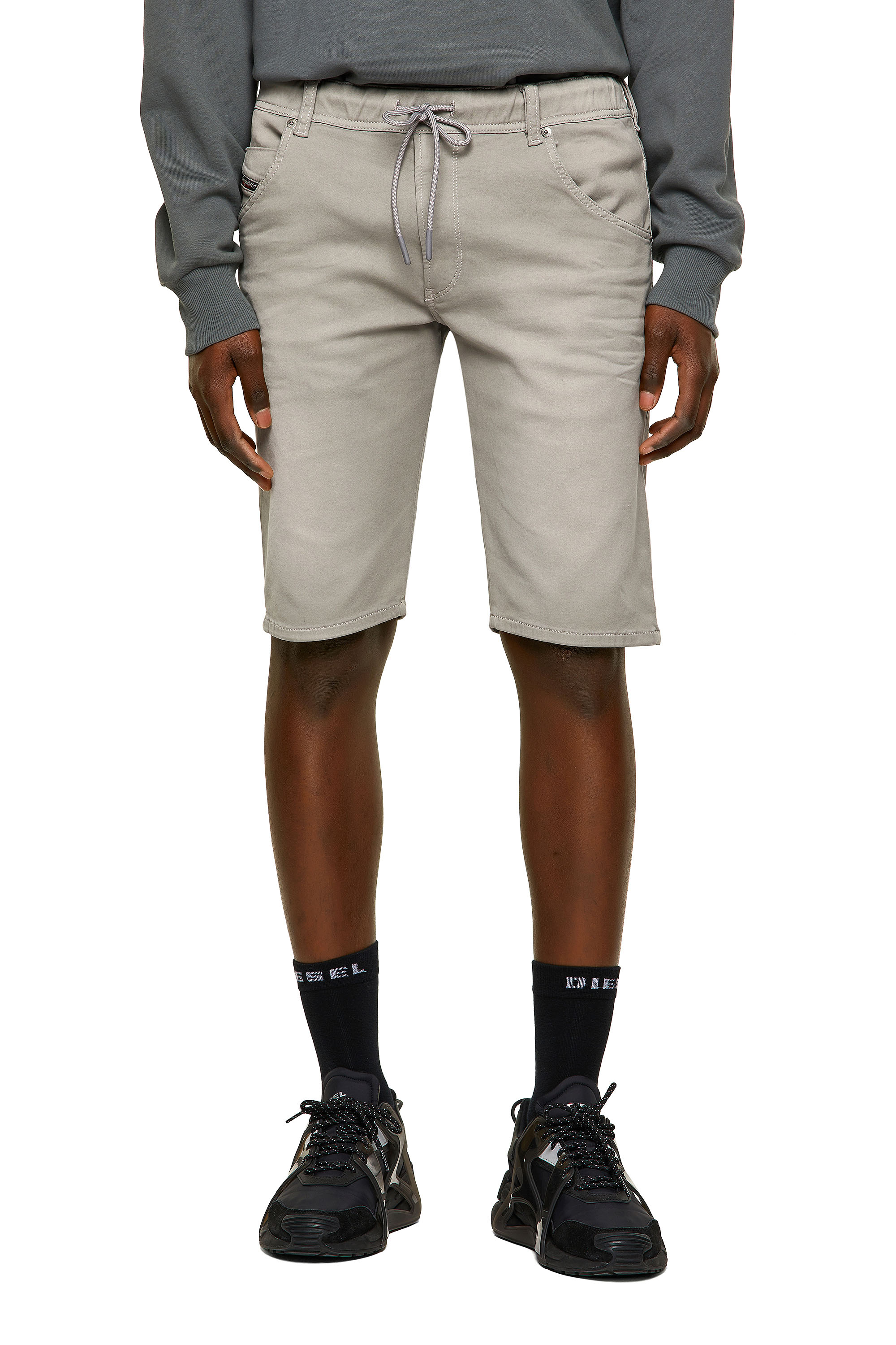 D-KROOSHORT JOGGJEANS, Grey Diesel - D-KROOSHORT JOGGJEANS, Grey - Shorts - Image 1