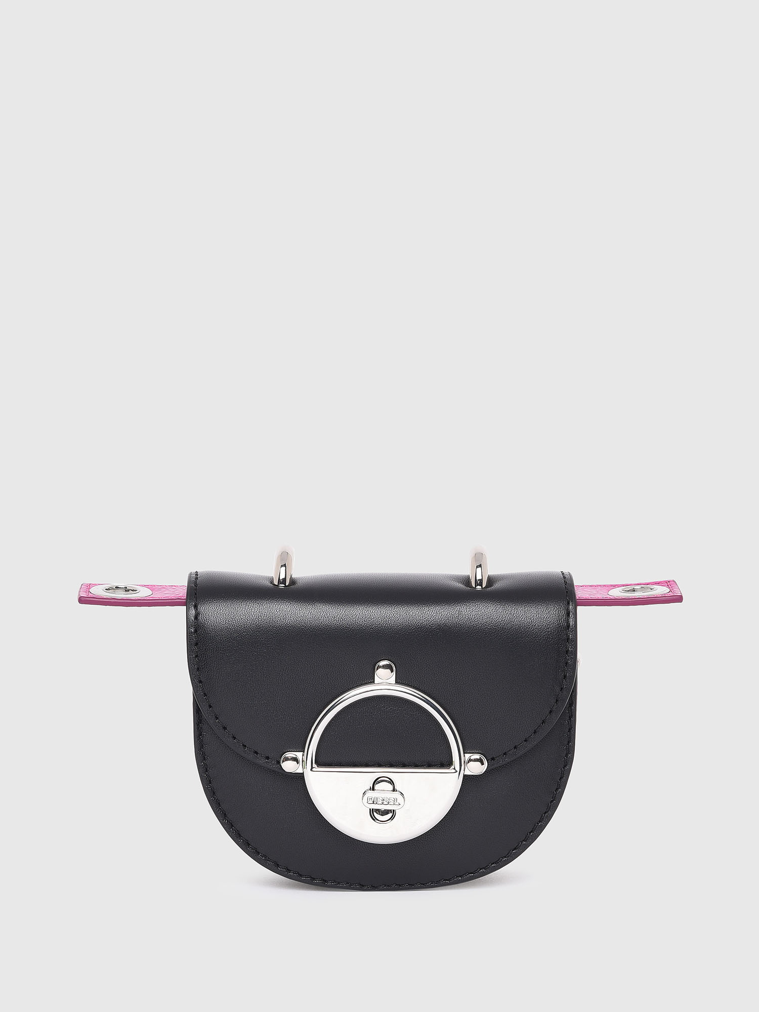 SADDLELOCK XS, Black Diesel - SADDLELOCK XS, Black - Small Wallets - Image 1