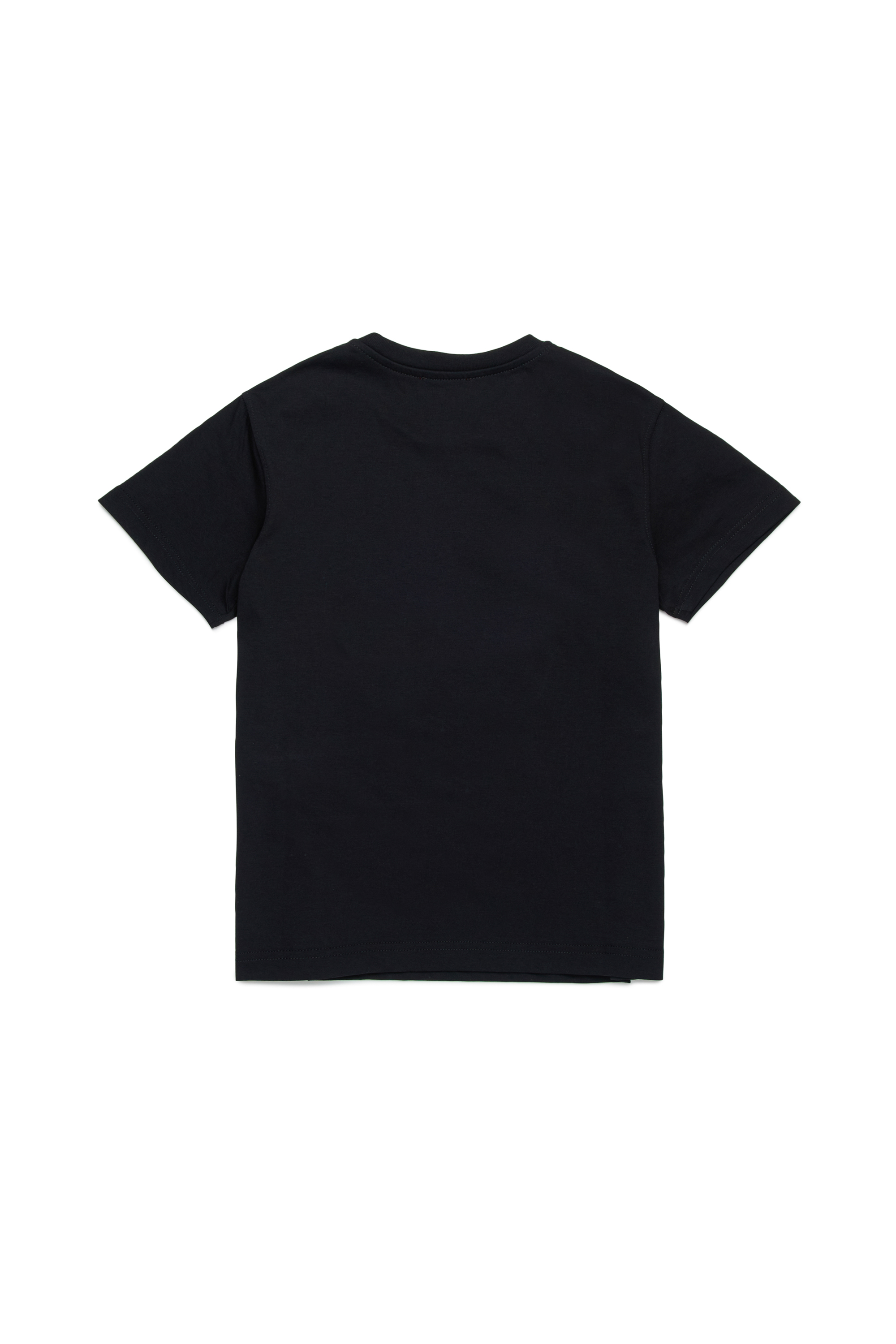 Diesel - TDIEGORL6, Man's T-shirt with smudged logo in Black - 2