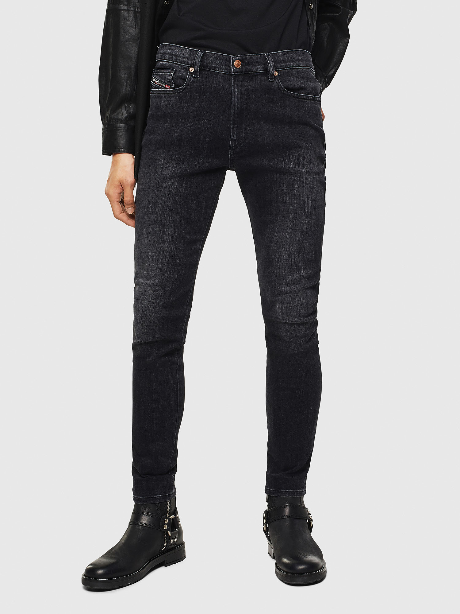 D-Amny 0096P, Black/Dark grey Diesel - D-Amny 0096P, Black/Dark grey - Jeans - Image 1