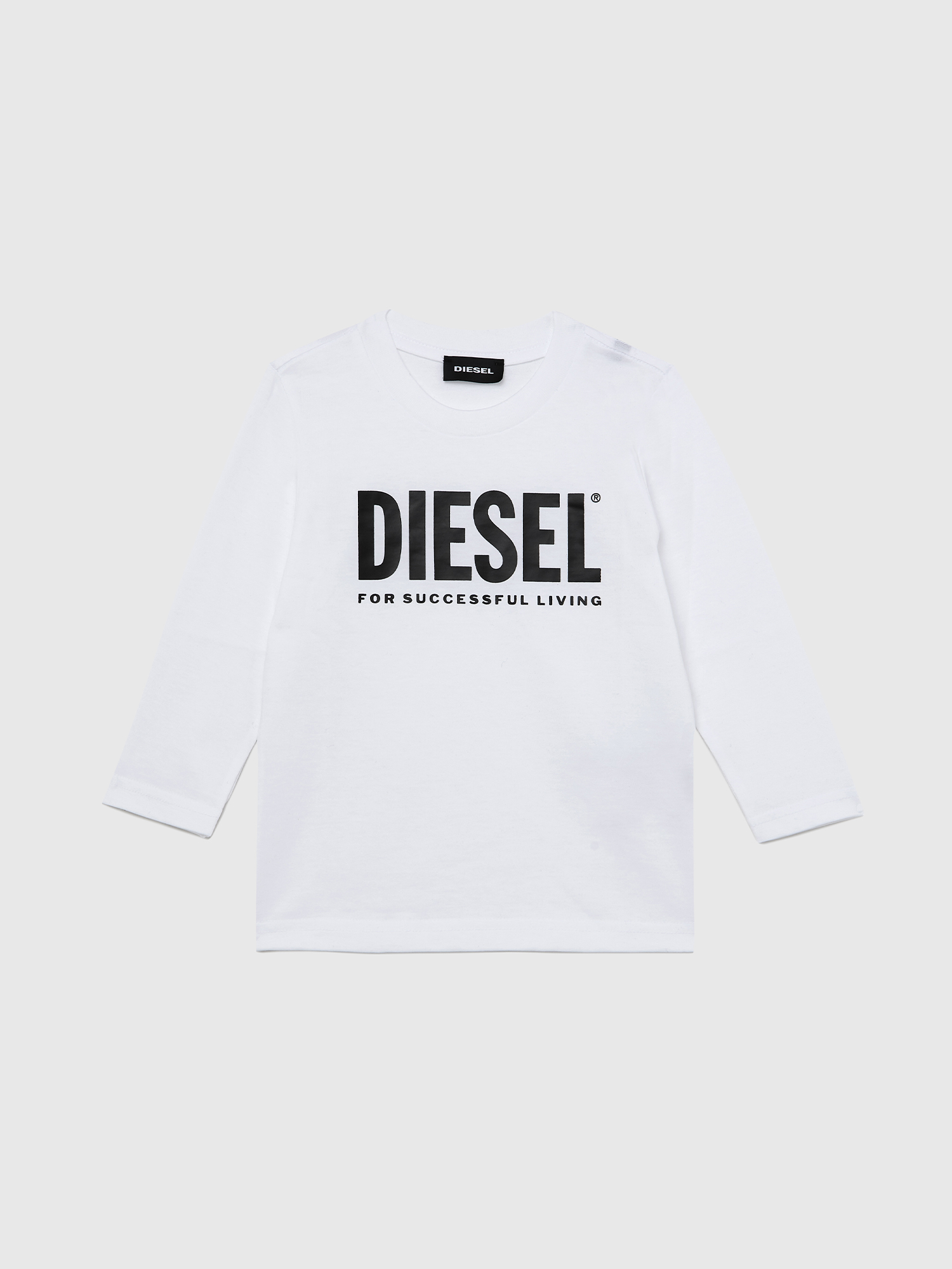 TJUSTLOGOB ML-R, White Diesel - TJUSTLOGOB ML-R, White - T-shirts and Tops - Image 1