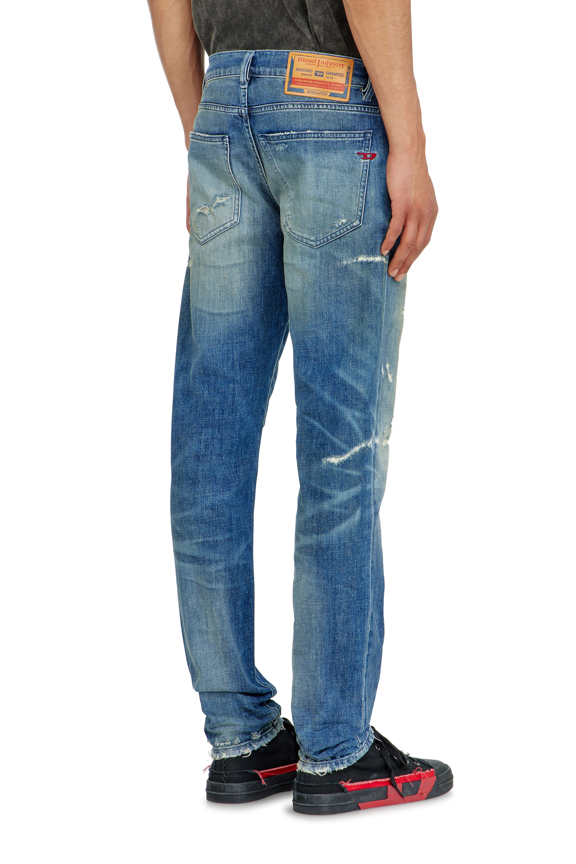 Diesel - Man's Slim Jeans 2019 D-Strukt 007EN, Medium blue - 5