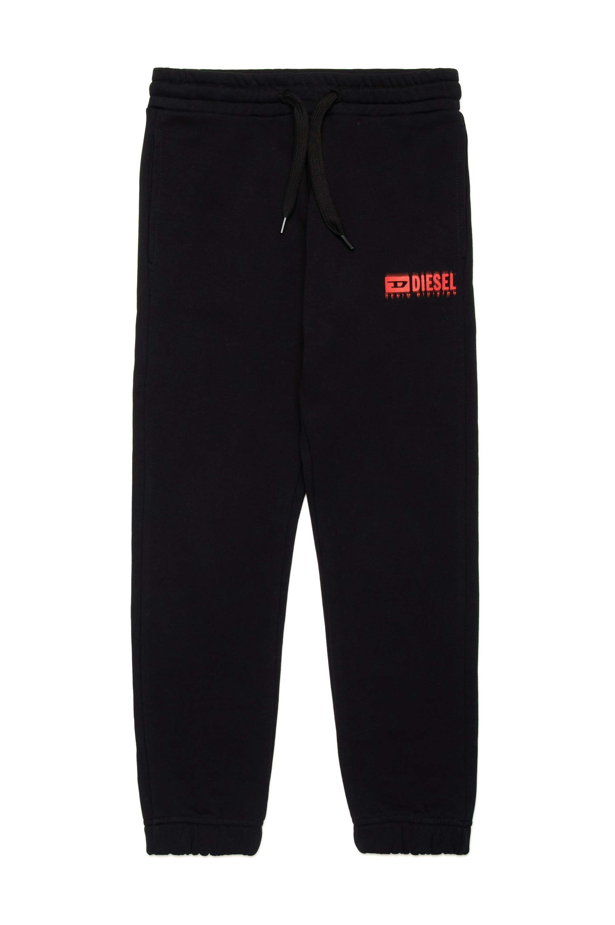 Diesel - PBASEL, Man's Sweatpants with dégradé logo in Black - 1