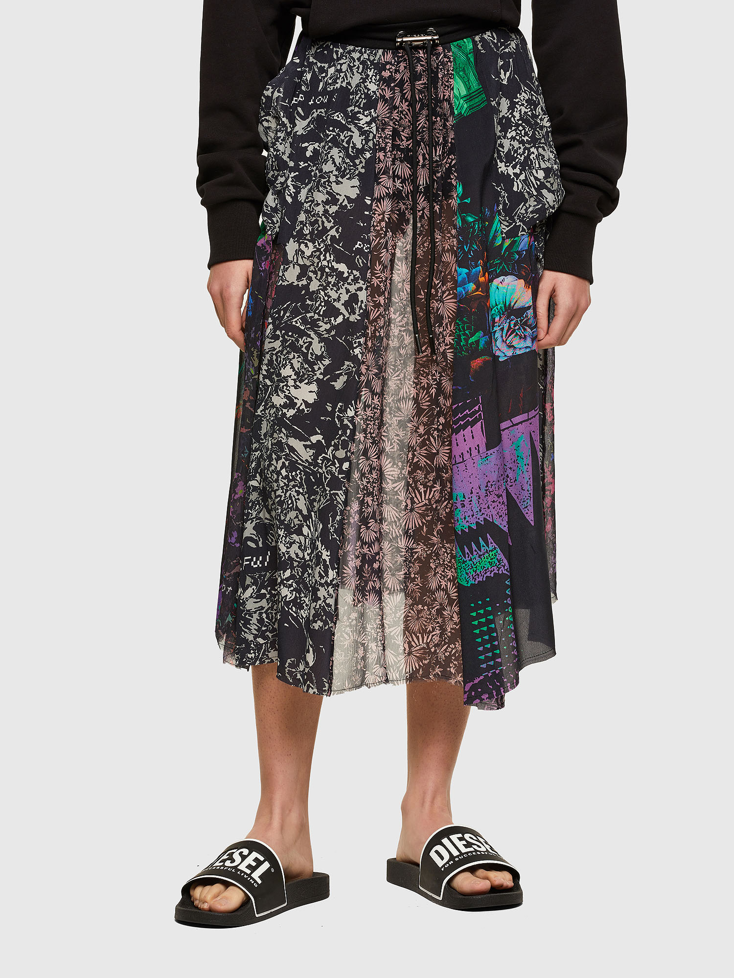 O-KLARISSA, Black Diesel - O-KLARISSA, Black - Skirts - Image 1